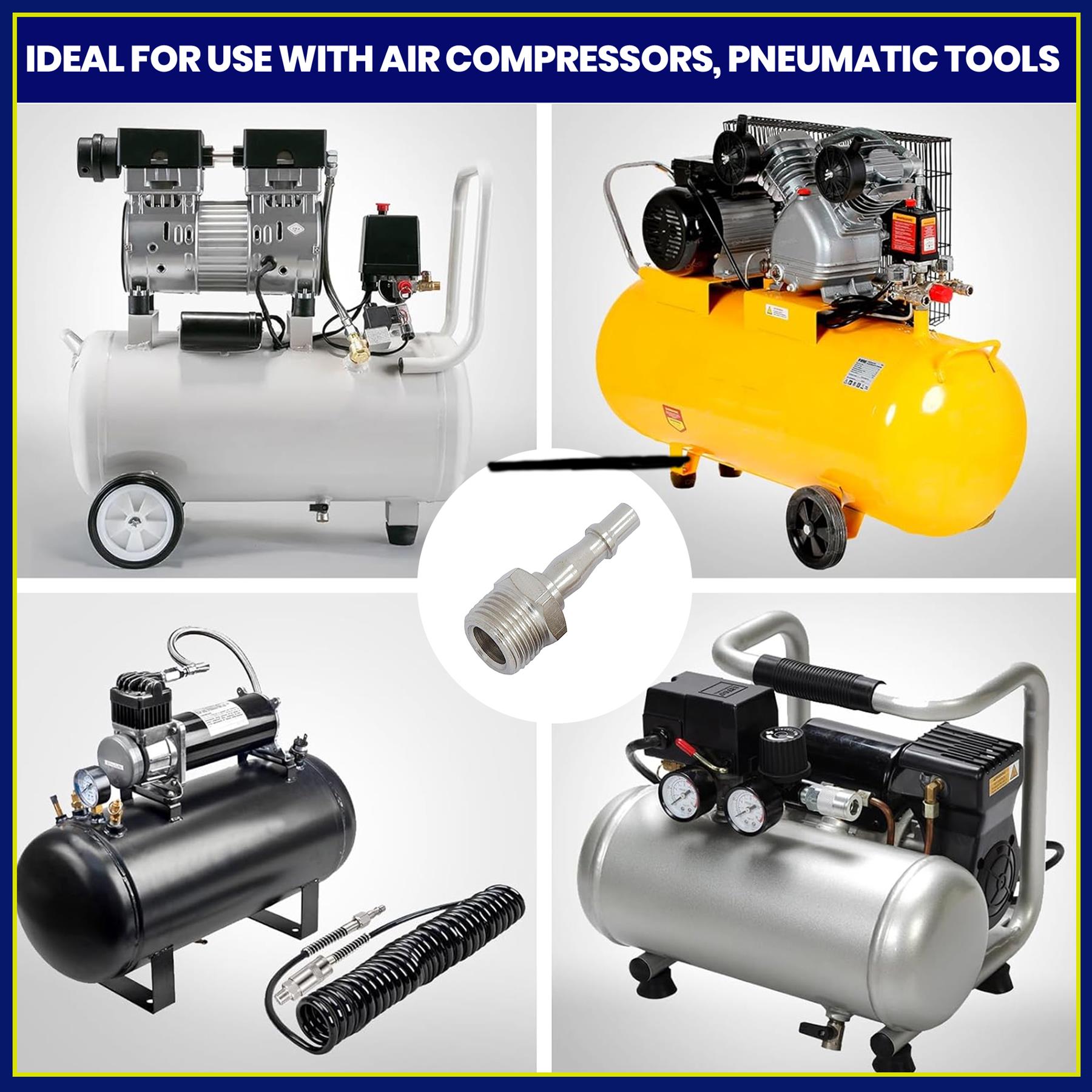 Air Line Hose Fitting Connector Male 1/2" BSP Bayonet Coupler For PCL Vertex 1PC - Image 3