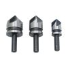 3Pcs countersink set, 12,16,19mm