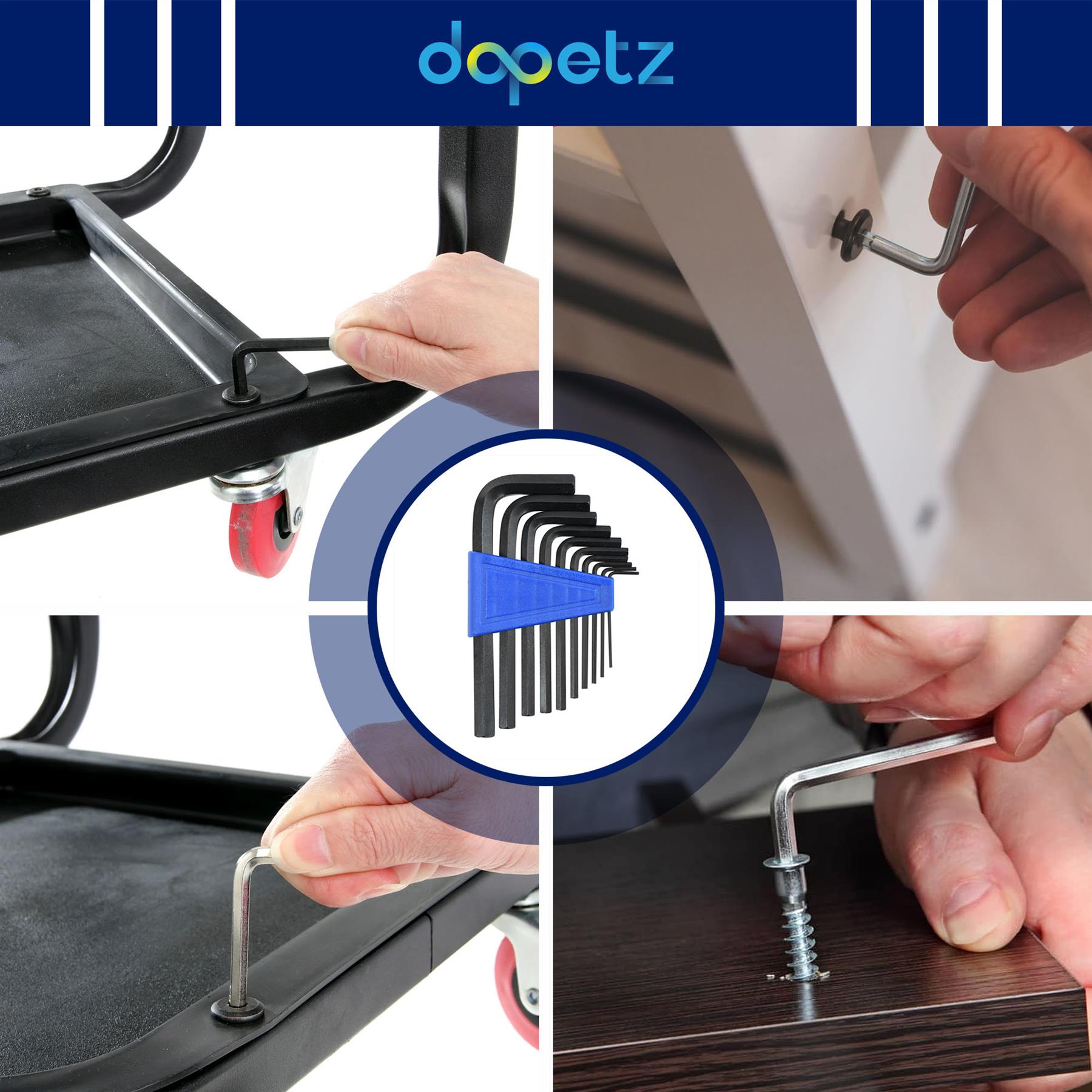 Imperial Hex Allen Key Expert Set Allan Alan Alen - 10 Piece 1/16"-3/8 - Image 9