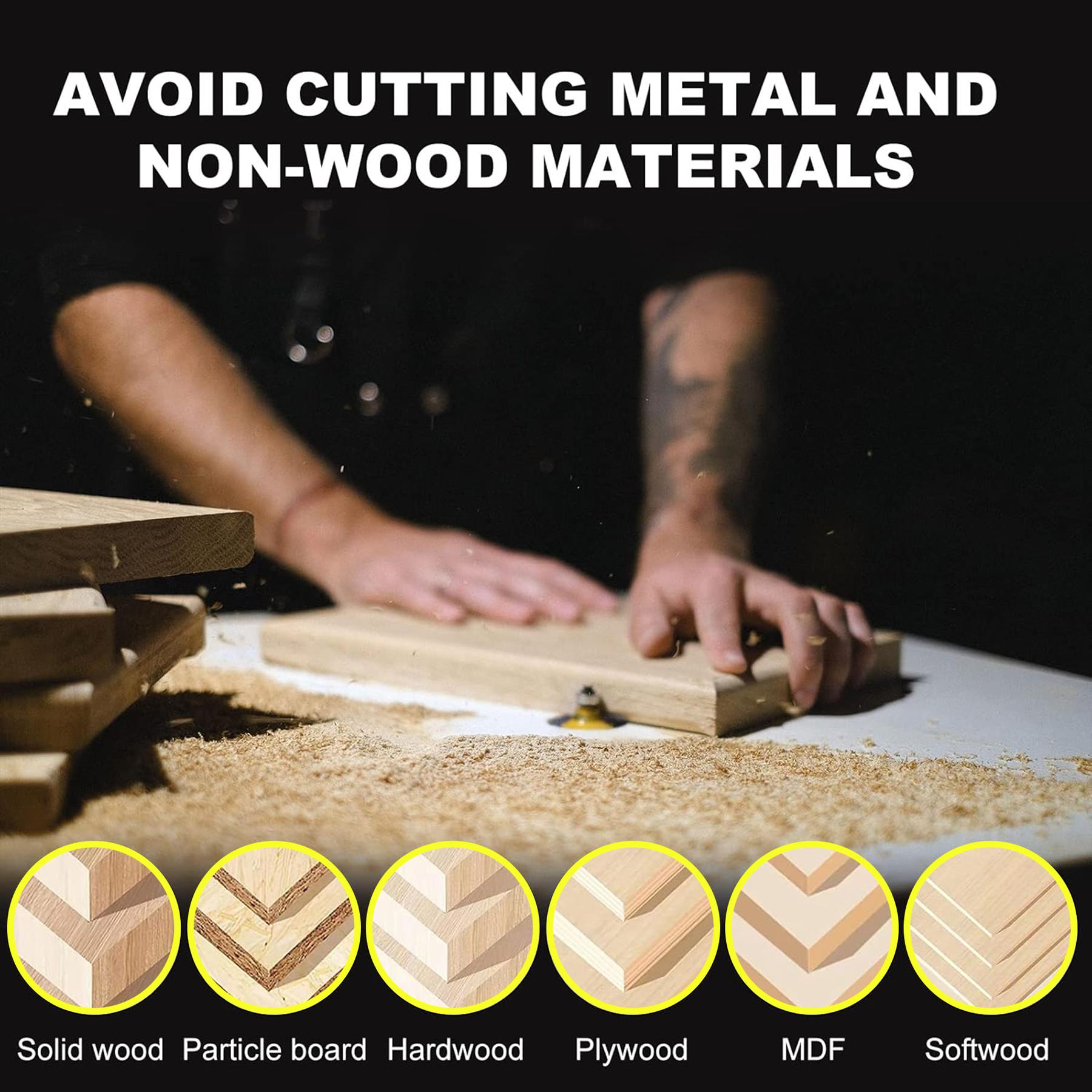 1/4" Shank Round Over Router Bit Set – 4Pc Woodworking Cutter - Image 4