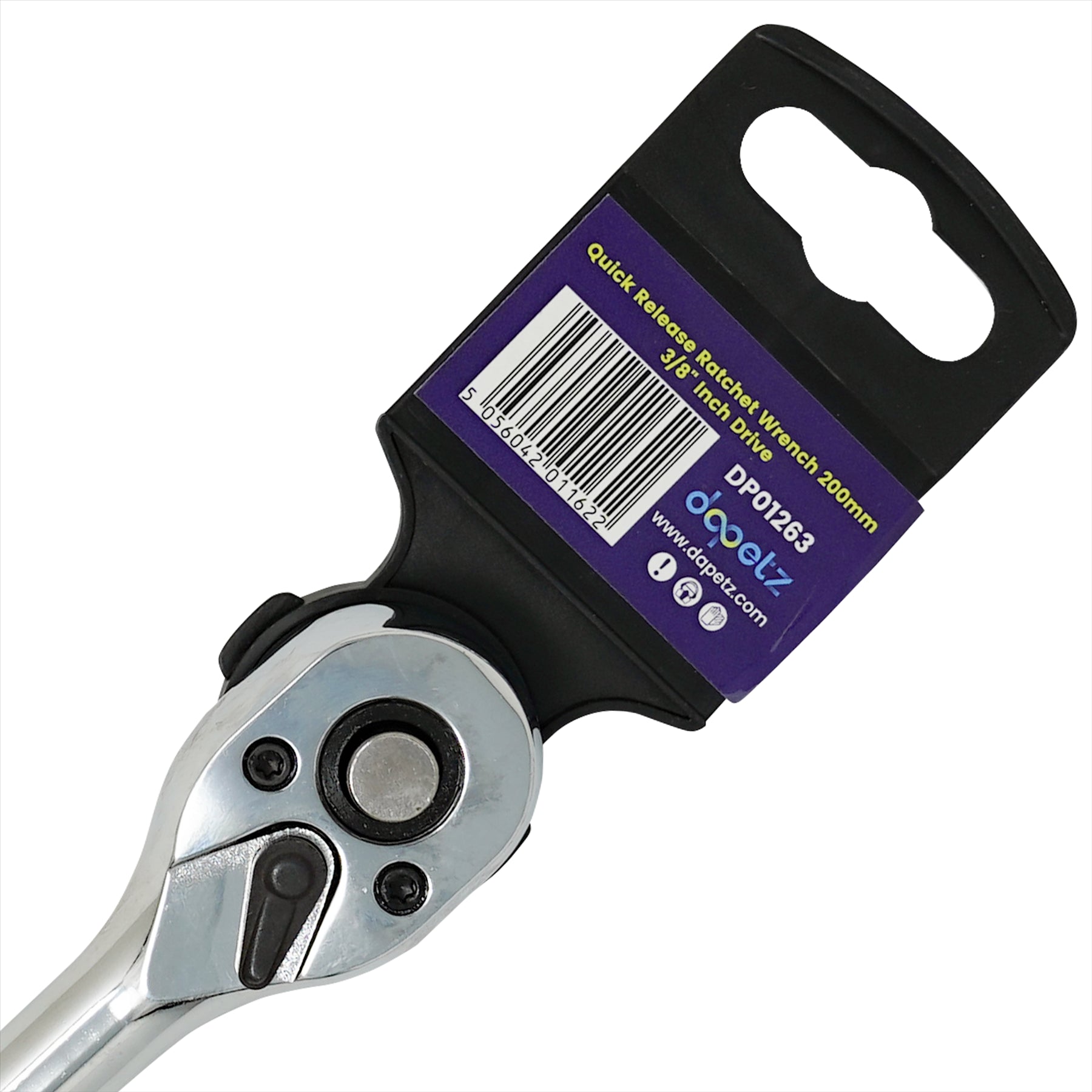 Professional 3/8" Drive Quick Release Reversible Ratchet Socket Wrench - Image 6