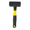 2KG Club Lump Hammer Hardened Steel Fibreglass Grip Handle Tool Heavy Duty
