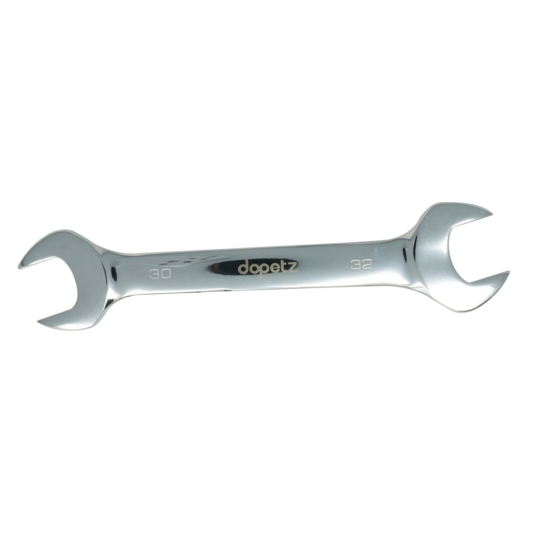 Fixed Head Combination Spanner Open Ended 30mm x 32mm Metric Polished CRV Garage - Image 12