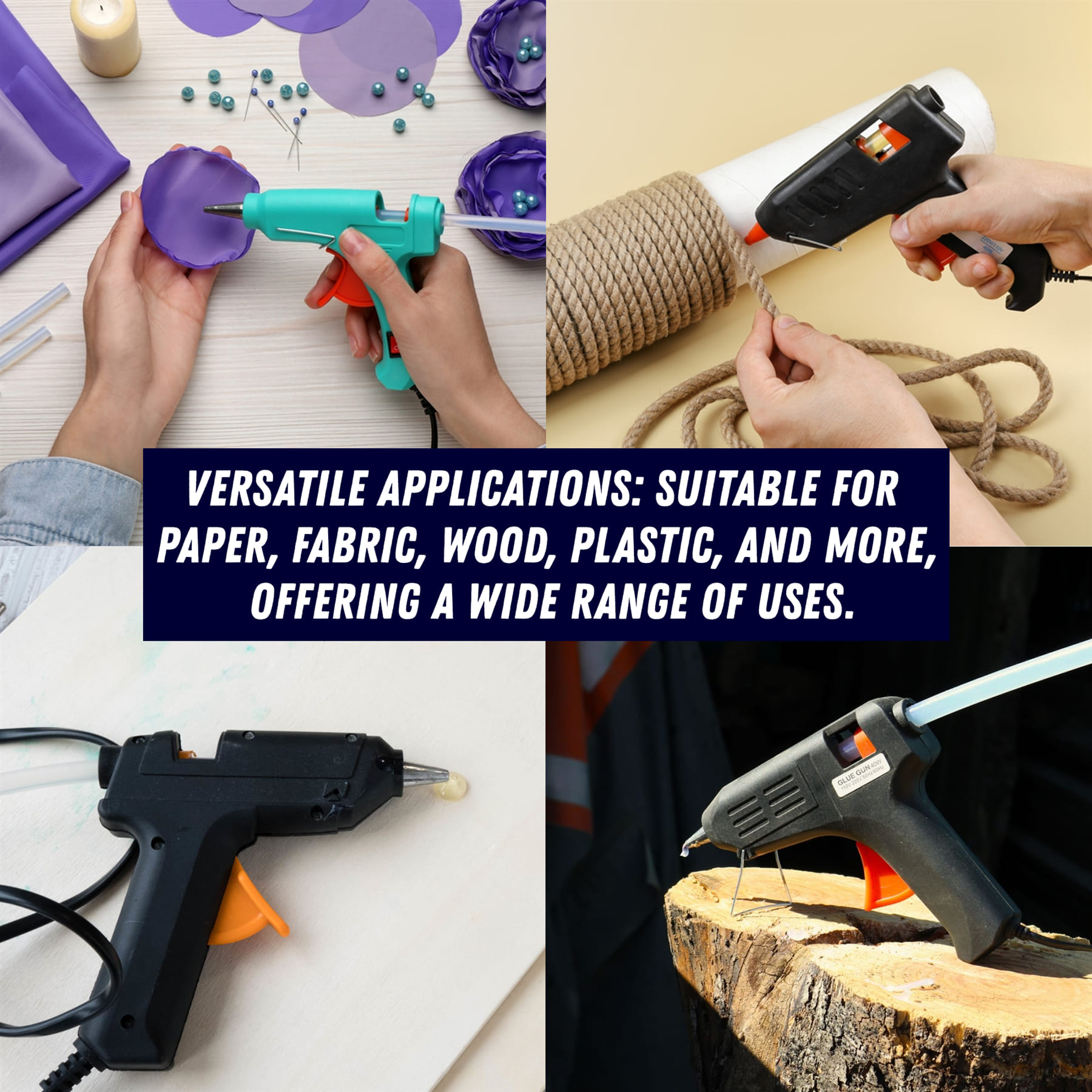 Hot Melt Glue Gun Sticks 7mm x 200mm Long For Craft Adhesive Clear Mini 10PCS - Image 2