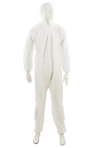 Disposable Paper Suit Protective Overall Coveralls Medium 120cm 46" New