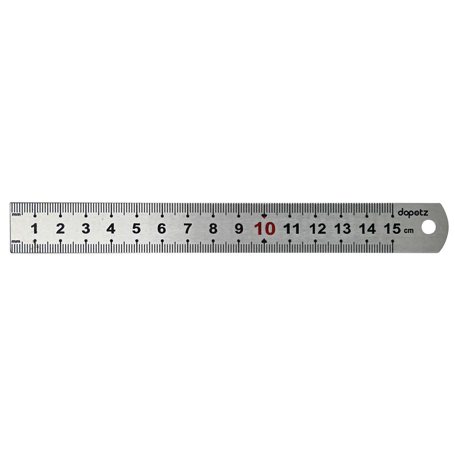 Stainless Steel Metal Ruler 6in 150mm Precision Measuring Tool Dual Metric Imperial Straight Edge - Image 8