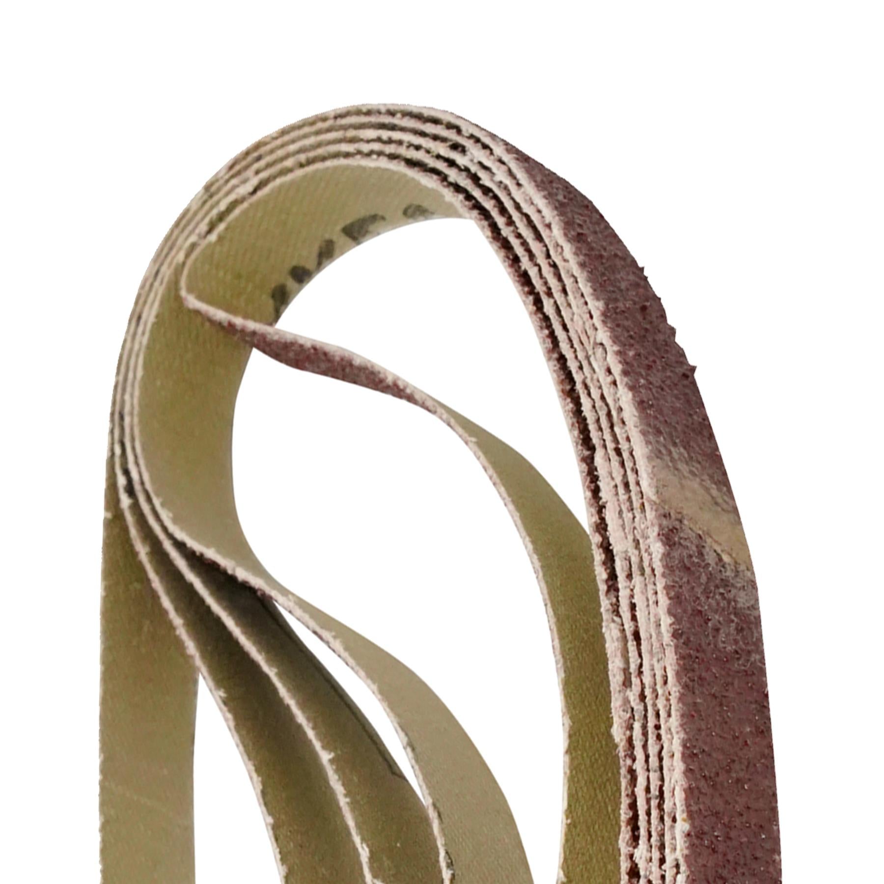 5 Pack Sanding Belts 330mm x 10mm (80 Grit) Coarse Sander Sheets Sanding Belts - Image 11