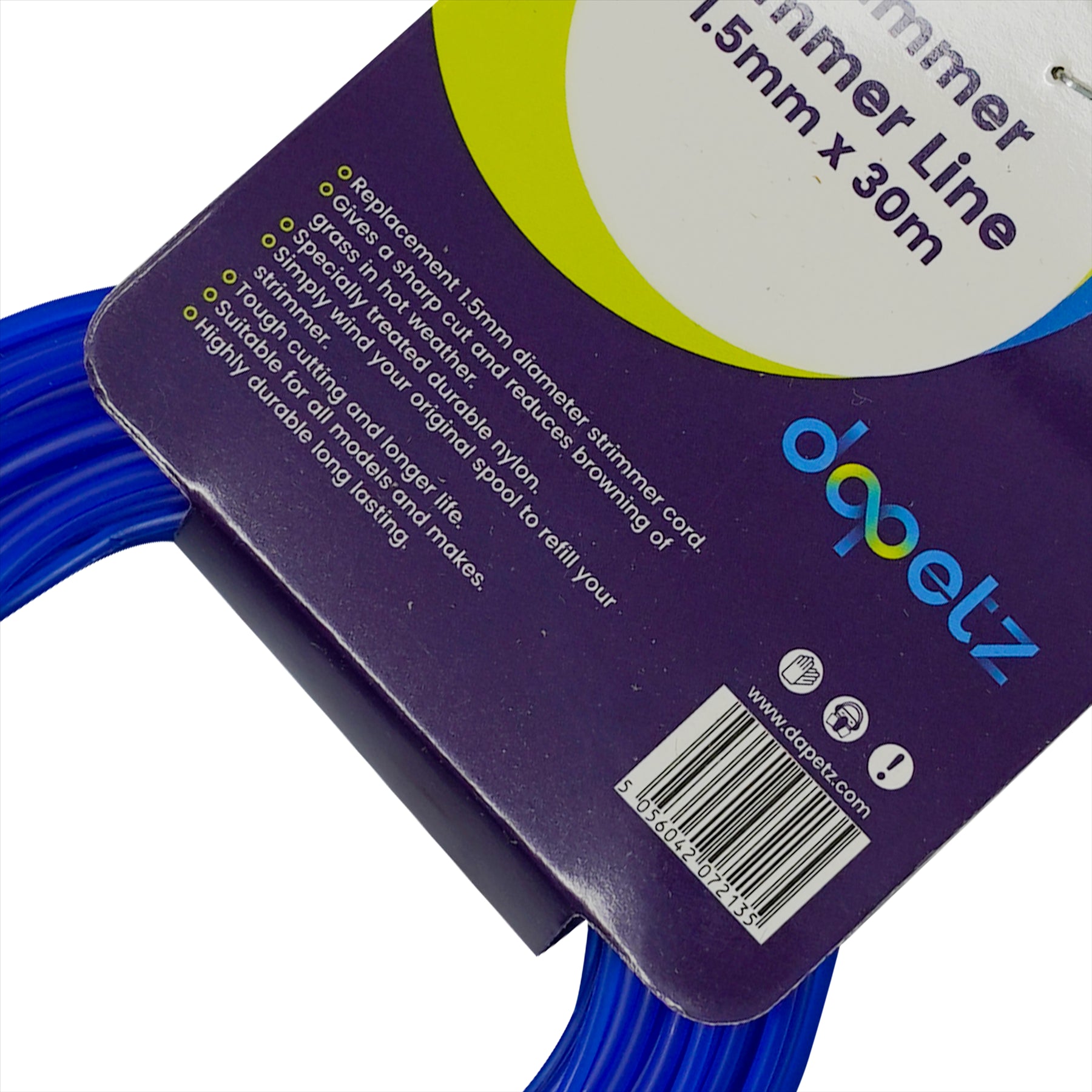 Strimmer Line 1.5mm x 30m Blue Nylon Round Trimmer Cord Universal Fit for Grass Trimmers DIY - Image 8