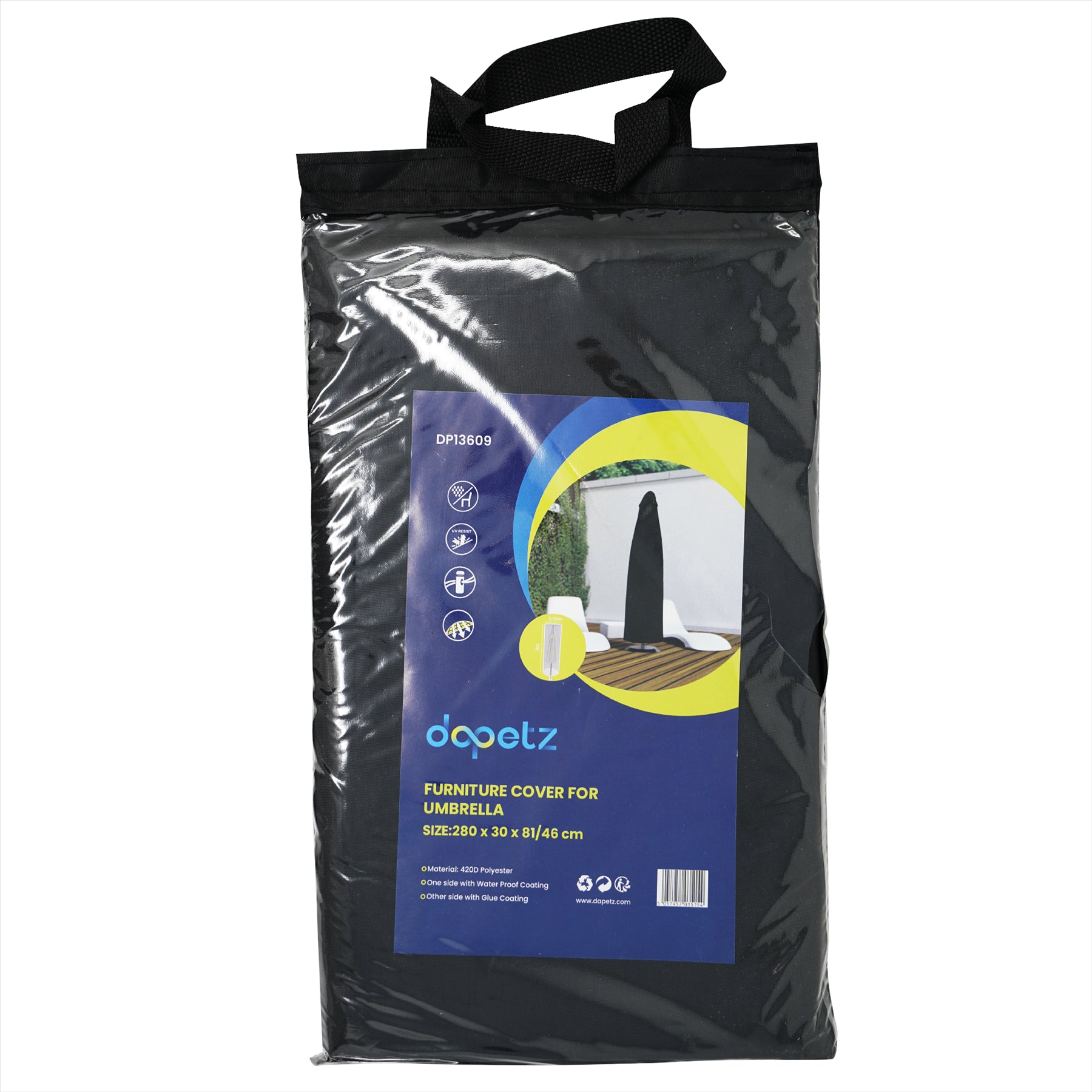 Parasol Banana Umbrella Cover Water repellent Outdoor Garden Patio Shield Double Layer - Image 13