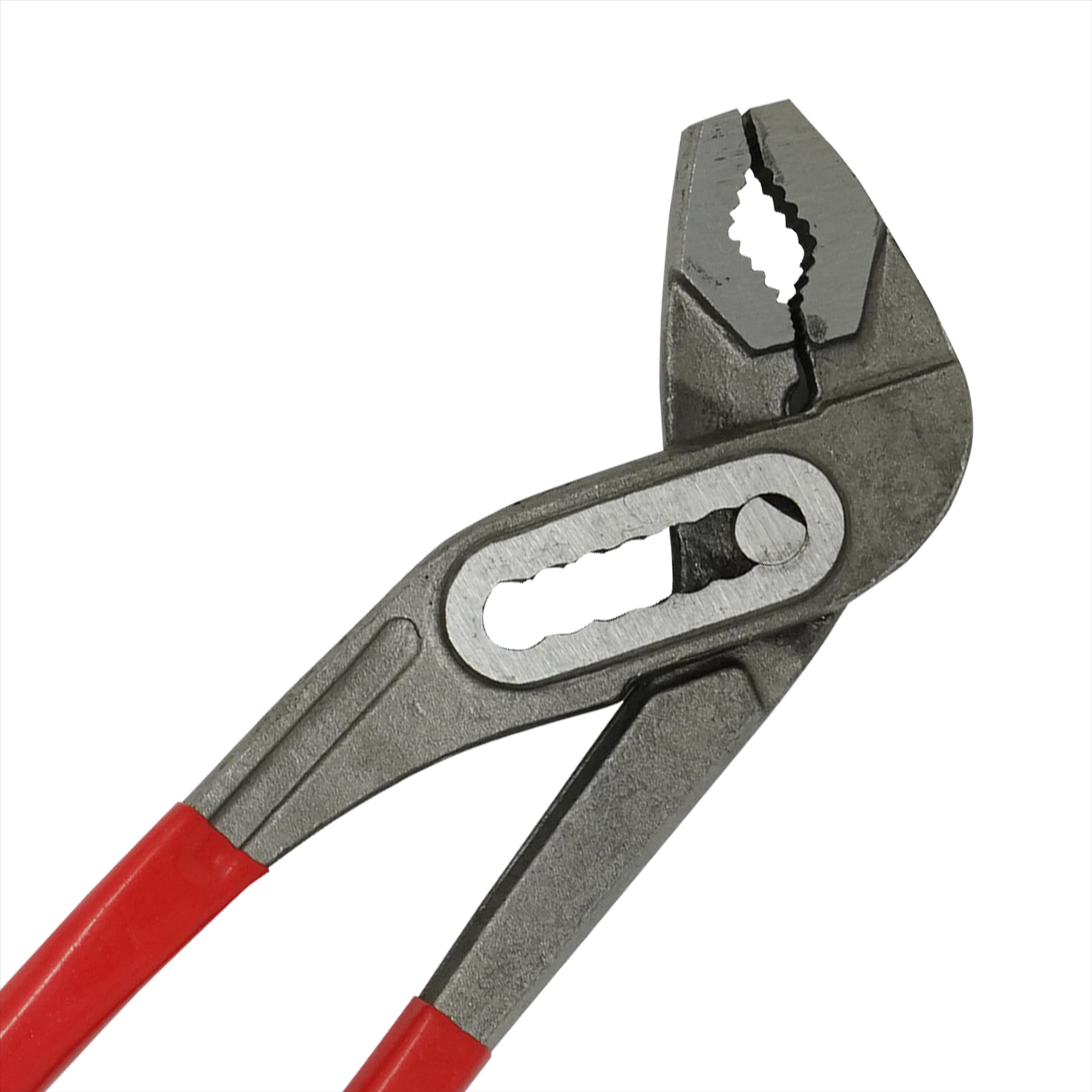 250mm 10" Plumbers Slim Jaw Waterpump Pipe Wrench Pliers Grips Pump Chrome New - Image 2