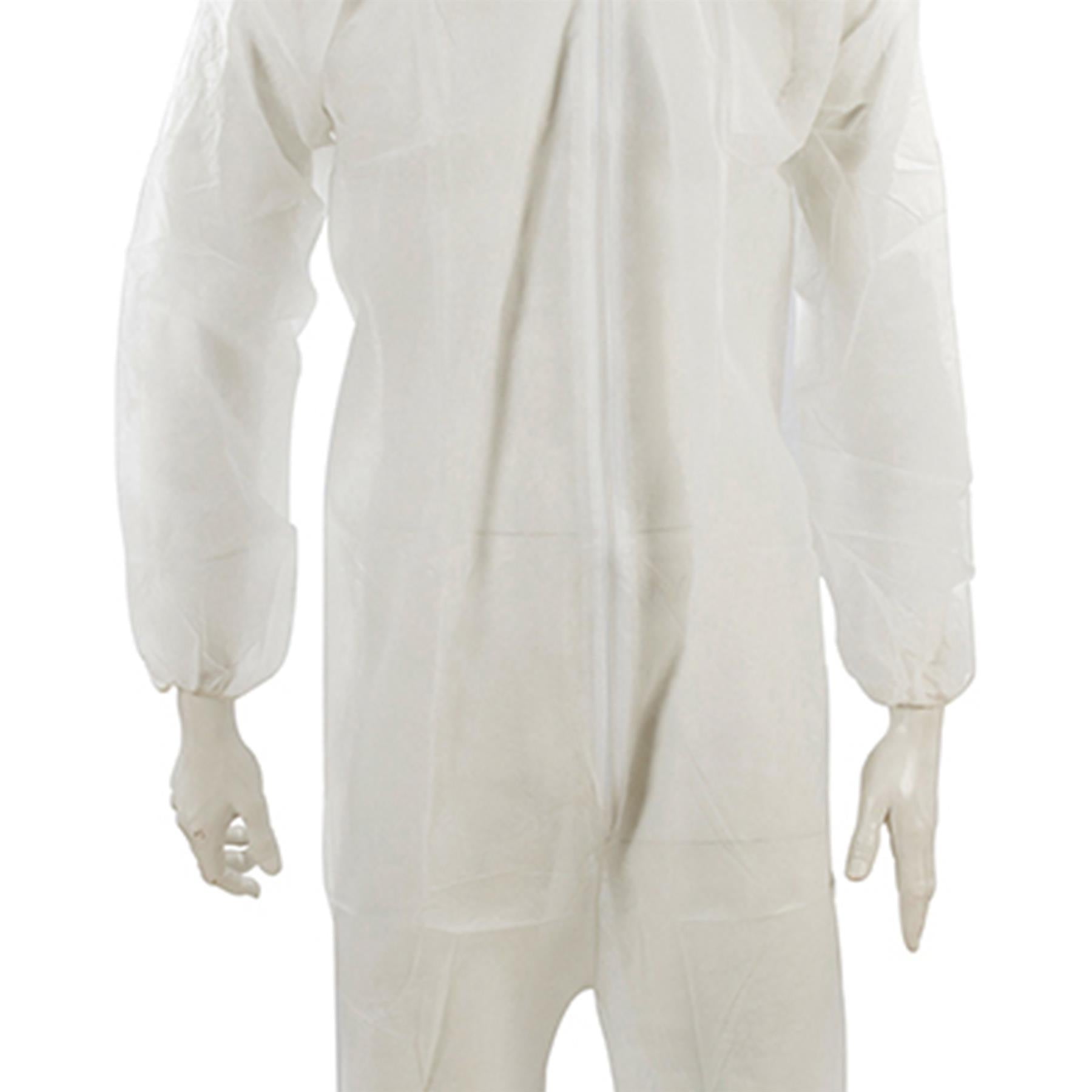 Disposable Paper Suit Protective Overall Coveralls XL 180cm 70" Brand New - Image 11