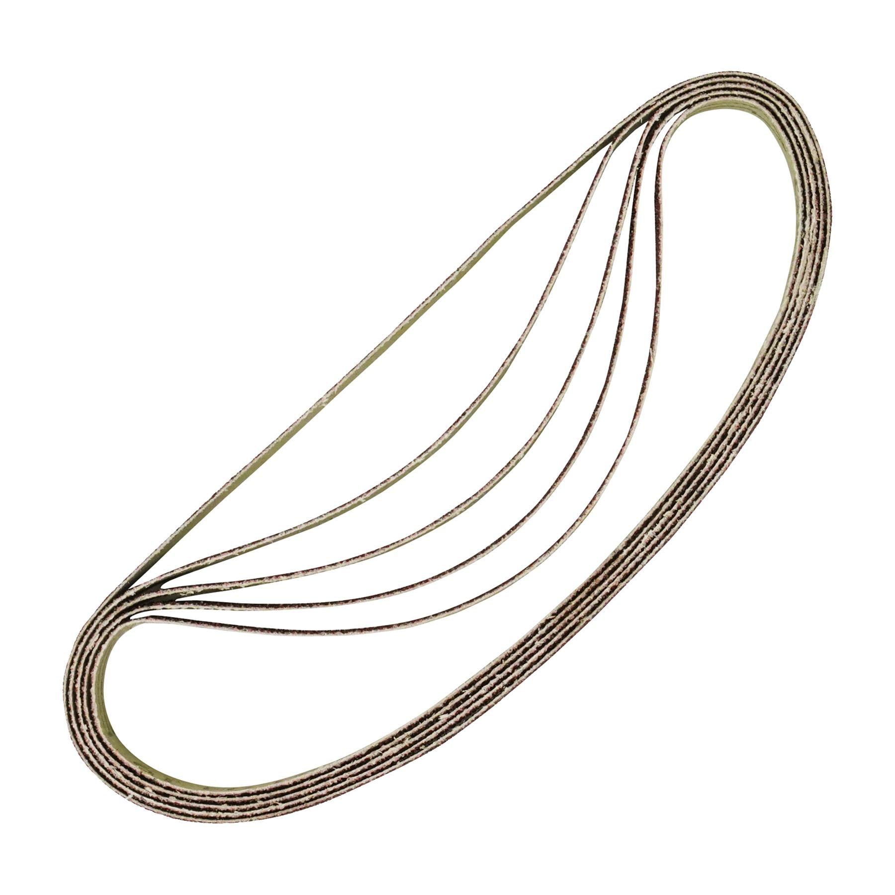 5 Pack Sanding Belts 330mm x 10mm (80 Grit) Coarse Sander Sheets Sanding Belts - Image 10