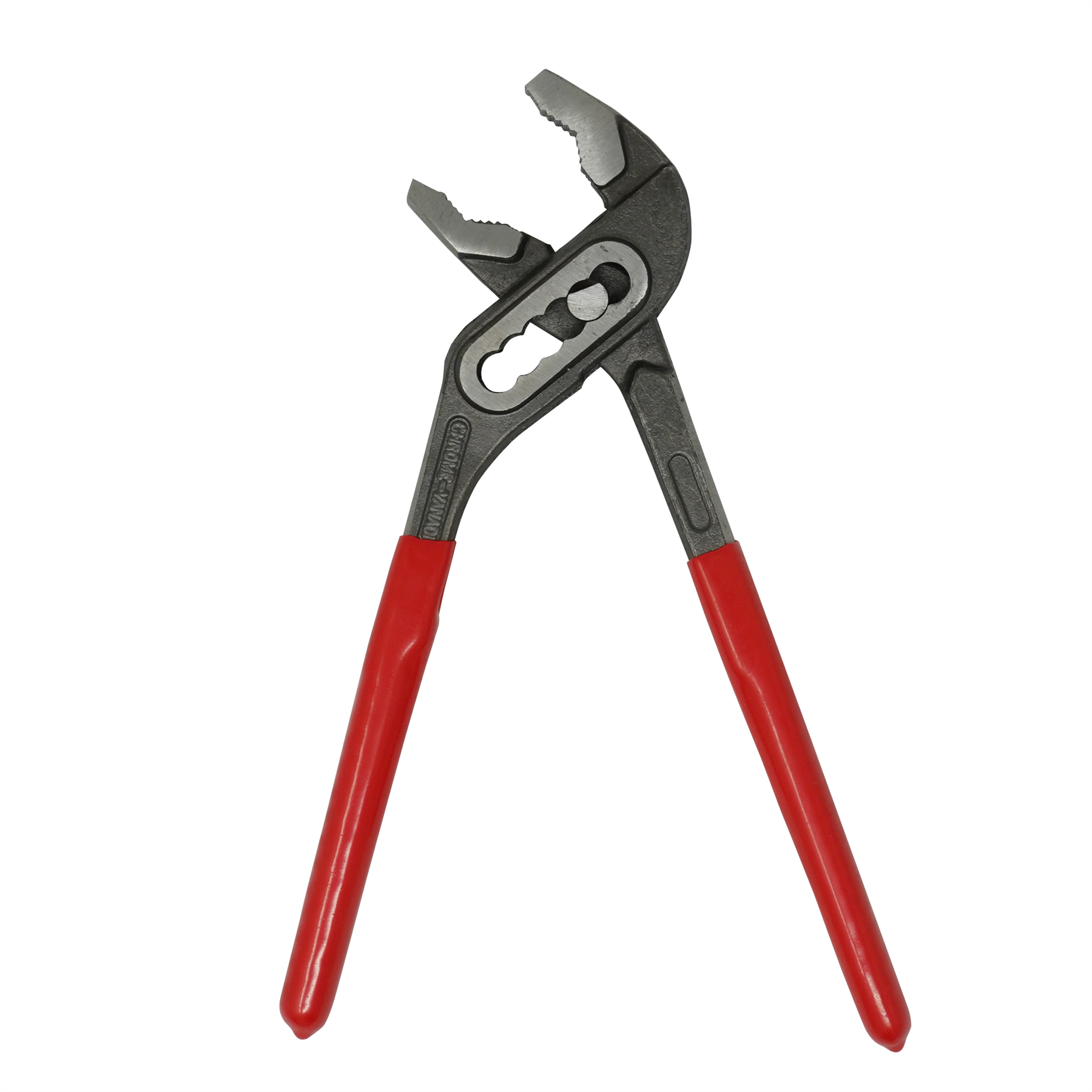 8" 200mm Plumbers Slim Jaw Waterpump Pipe Wrench Pliers Grips Pump Chrome - Image 8