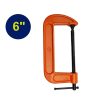 6 Inch G Clamp 150mm Heavy Duty Cast Iron Professional C Clamp for Woodworking Carpentry Metal DIY