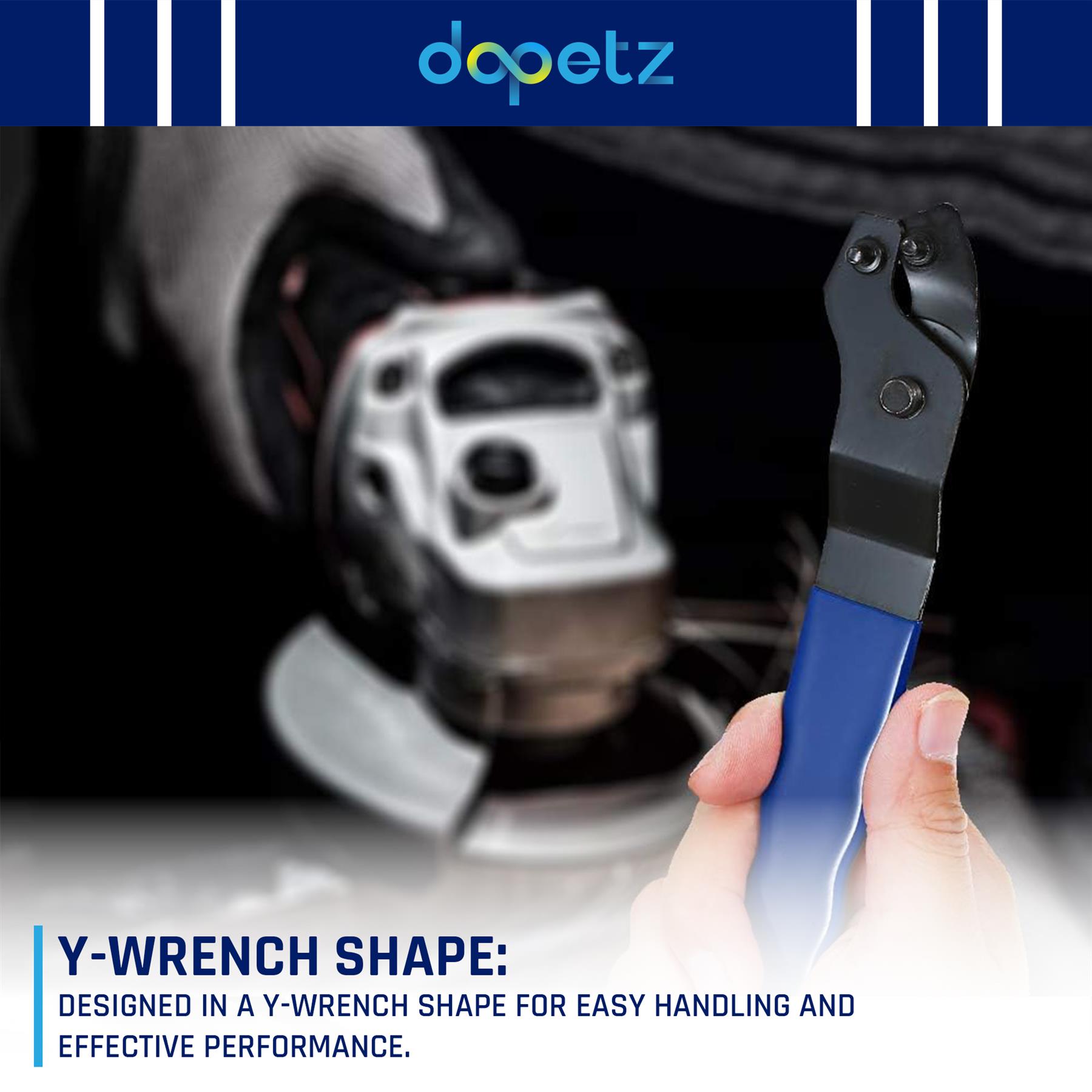 New Adjustable Angle Grinder Key Pin Spanner Plastic Handle Pin Wrench Y type - Image 5