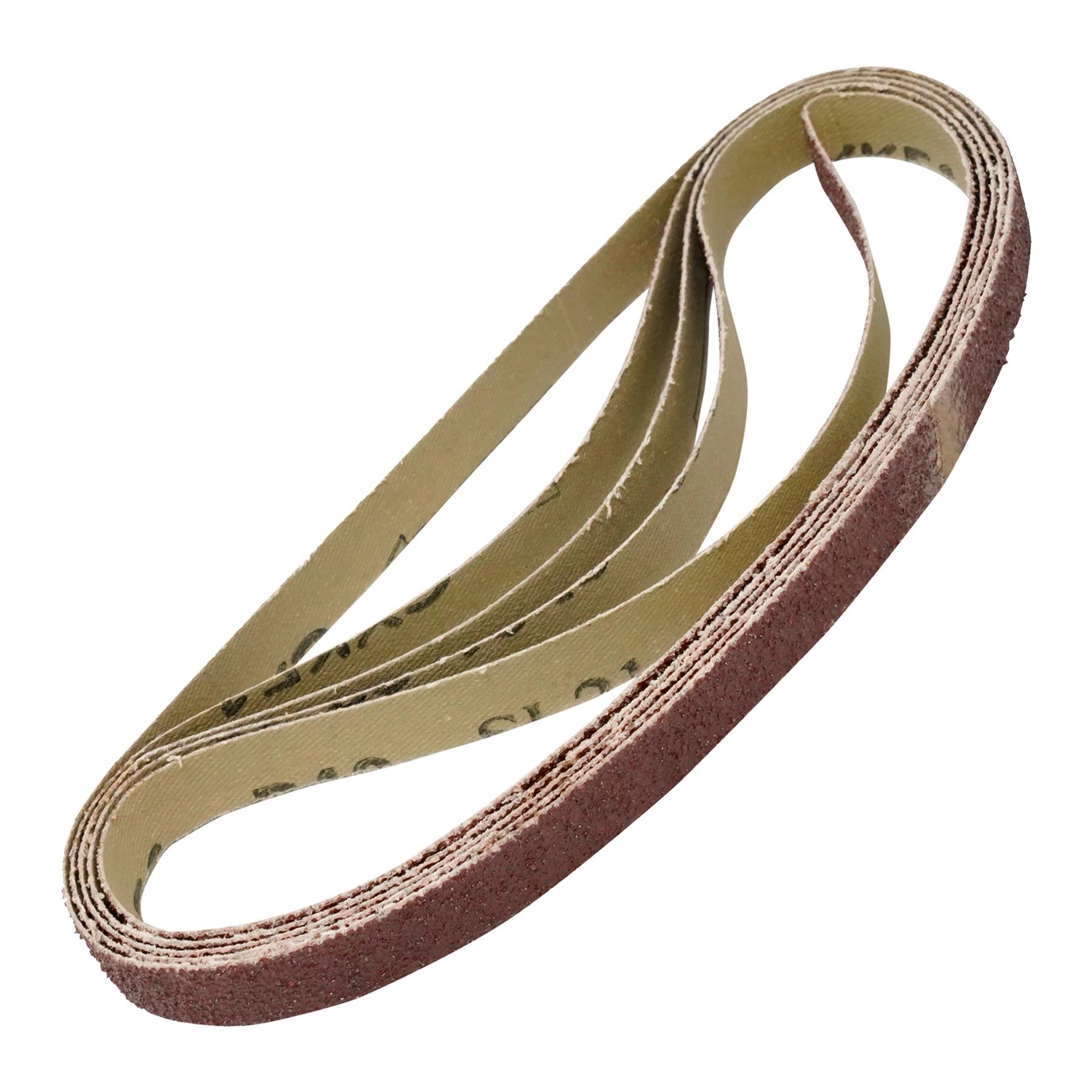 5 Pack Sanding Belts 330mm x 10mm (60 Grit) Coarse Sander Sheets Sanding Belts - Image 13