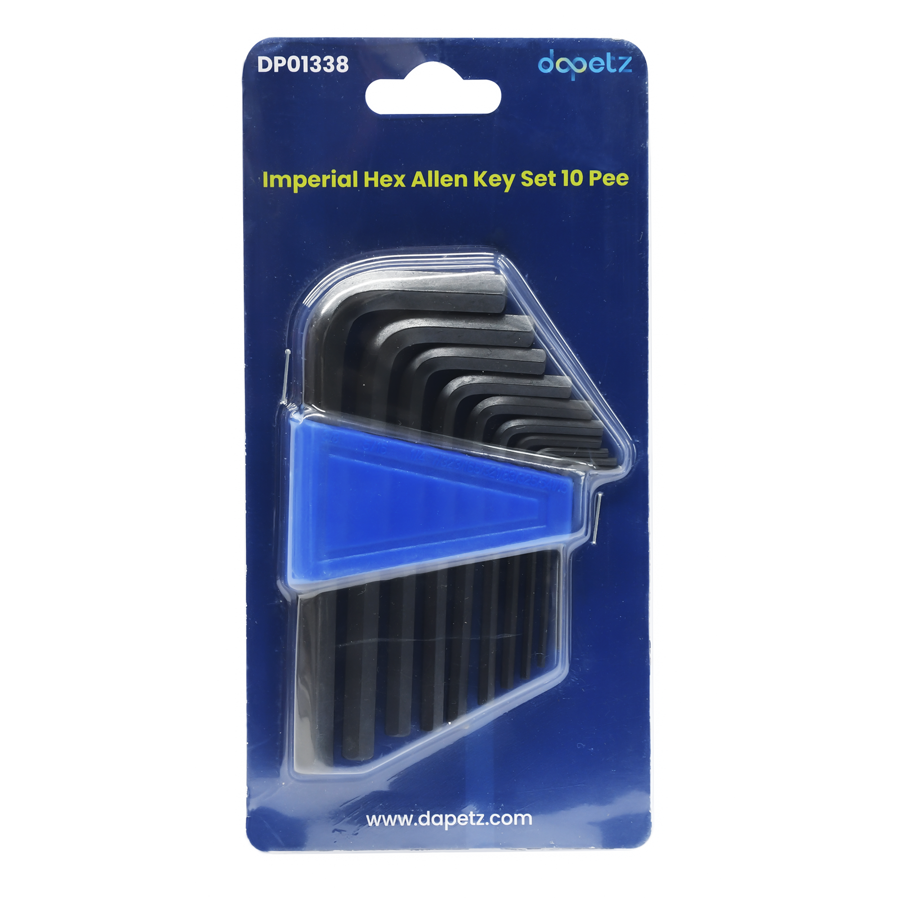 Imperial Hex Allen Key Expert Set Allan Alan Alen - 10 Piece 1/16"-3/8 - Image 12