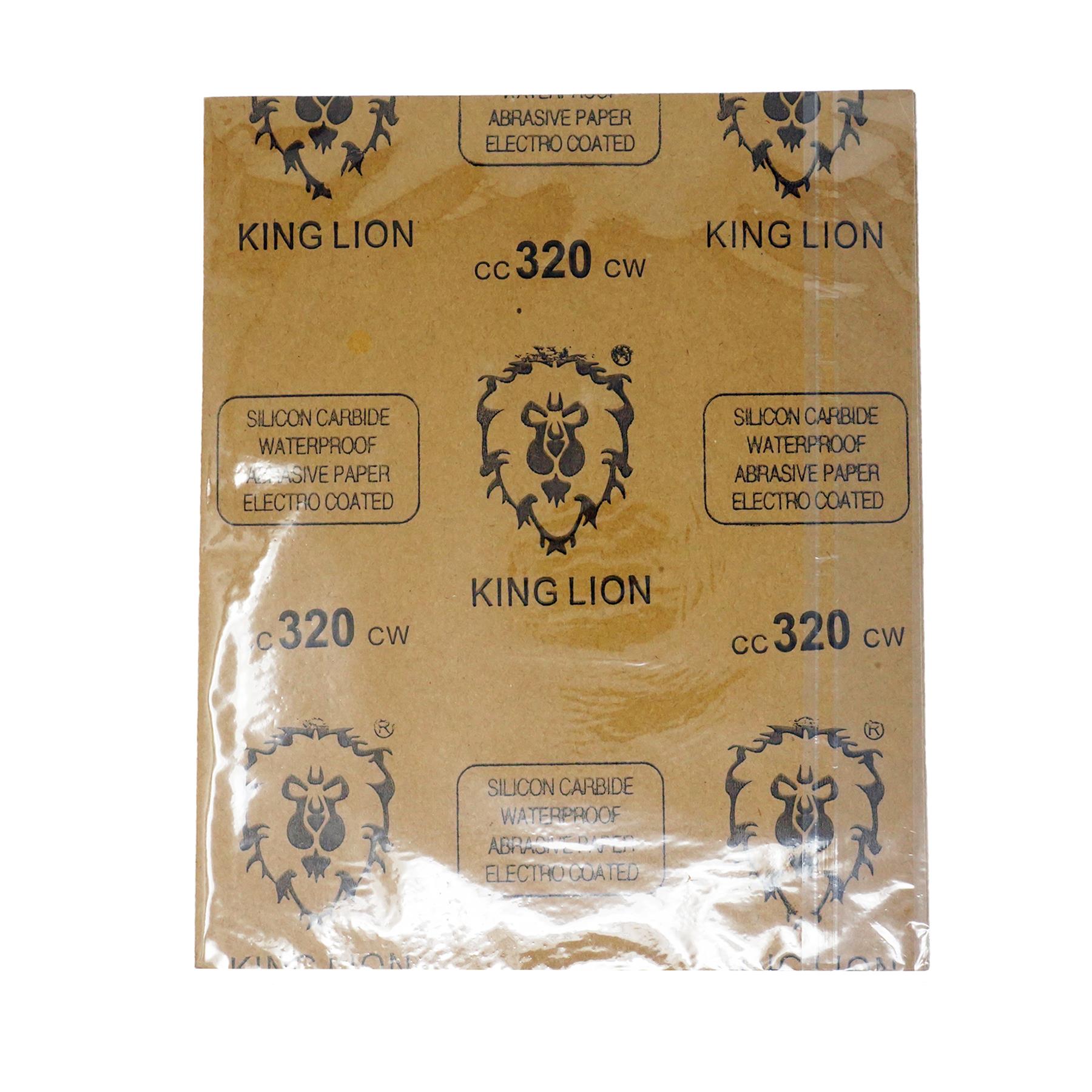 Wet And Dry Sandpaper 320 Grit Sand Paper 230x280mm Sanding Finishing A4 2Pcs - Image 2