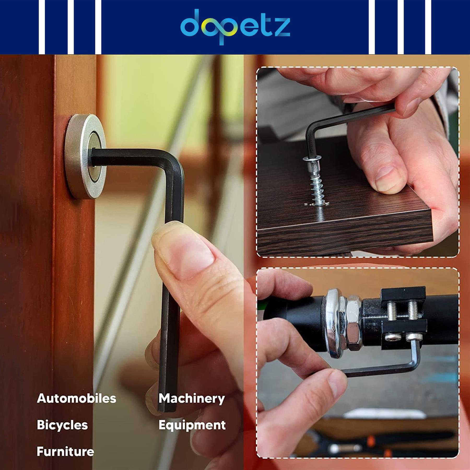 Imperial Hex Allen Key Expert Set Allan Alan Alen - 10 Piece 1/16"-3/8 - Image 8