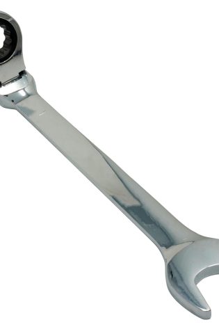Flexible Head Ratchet Metric Spanner Open End & Ring Guaranteed 21mm By Dapetz - Dapetz
