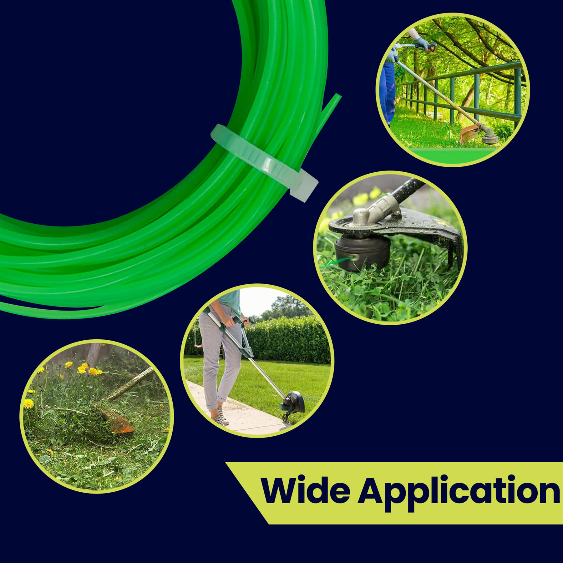 Nylon Strimmer Line Cord 1.65mm x 15M Metre Fits Flymo And Bosch - Image 4