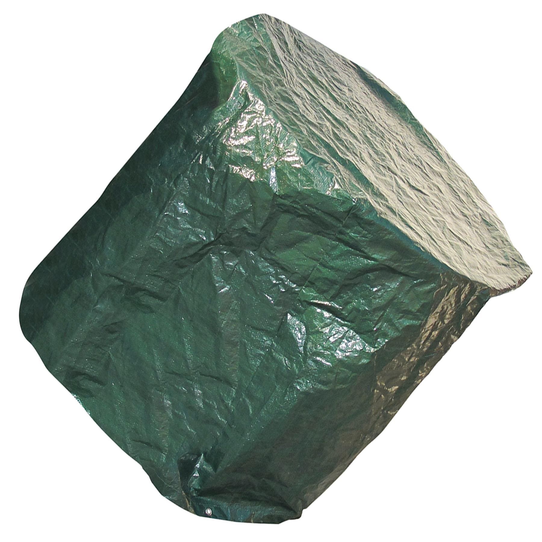 Round Table Cover 1250 X 810mm Waterproof 100G/M2 Durable Polyethylene Green - Image 5