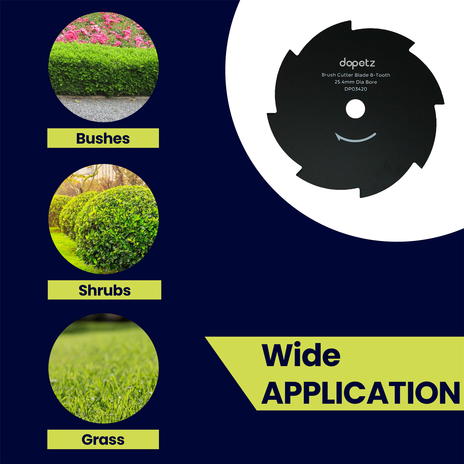 Brush Cutter Blade 8-Tooth 25.4mm Bore Fits Most Petrol Brush Cutters - Image 4