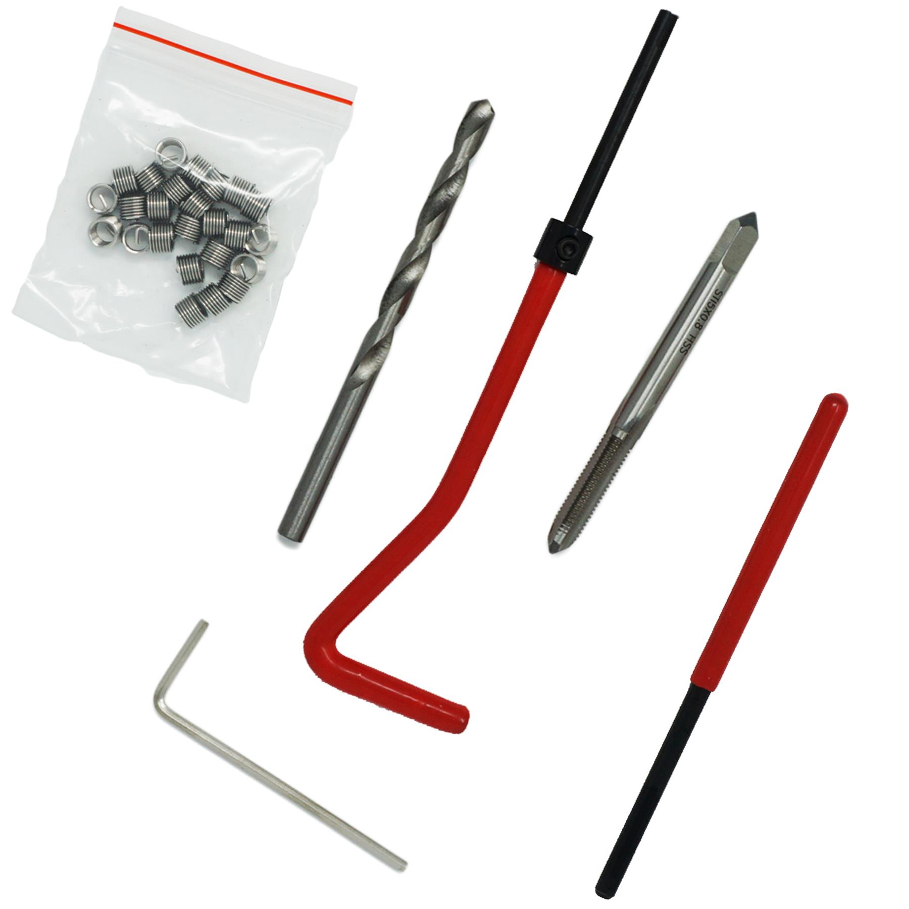 15 Piece Helicoil Thread Repair Kit M12 X 1.25 X 16.3mm Garage Workshop Tool Set - Image 6