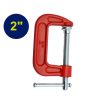 Mini G Clamp 2 Inch 50mm Heavy Duty C Clamp Cast Iron Frame for Woodworking Carpentry Metalwork