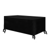 Outdoor Garden Furniture Cover 420D Oxford Fabric Water Repellent Windproof UV Resistant Black 123x61x74cm