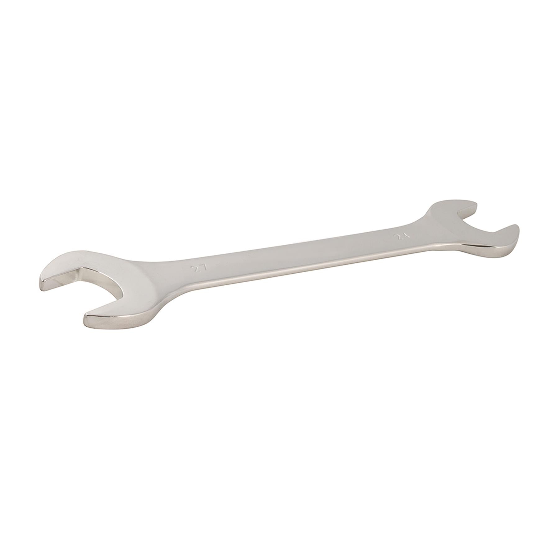 Fixed Head Combination Spanner Open Ended 24mm x 27mm Metric Polished CRV Garage - Image 12