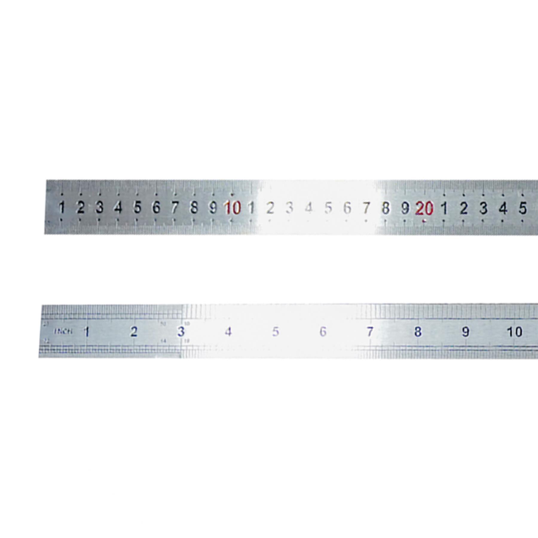 Stainless Steel Metal Ruler 36in 900mm Precision Measuring Tool Dual Metric Imperial Straight Edge - Image 8