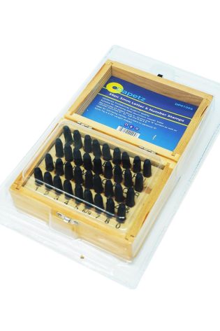 3mm 36pc Letter & Number Stamp