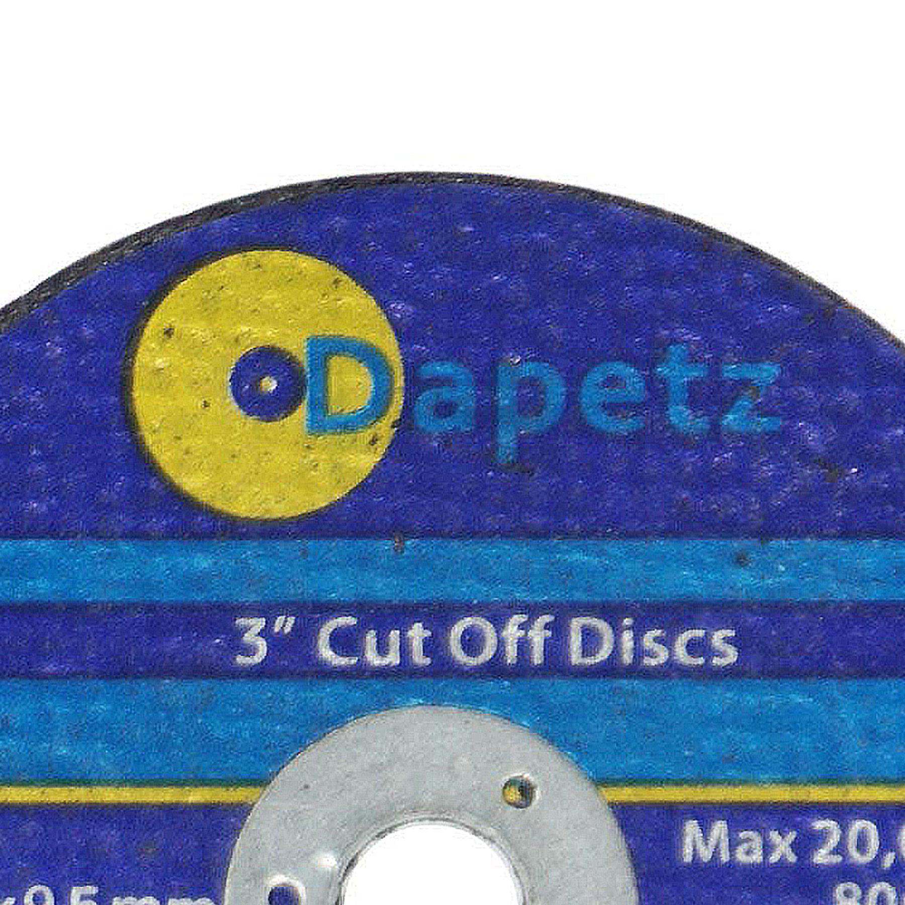 Metal Cutting Cut Off Discs 9.5mm Bore High Quality 10 Pack 75mm X 1.6mm - Image 3