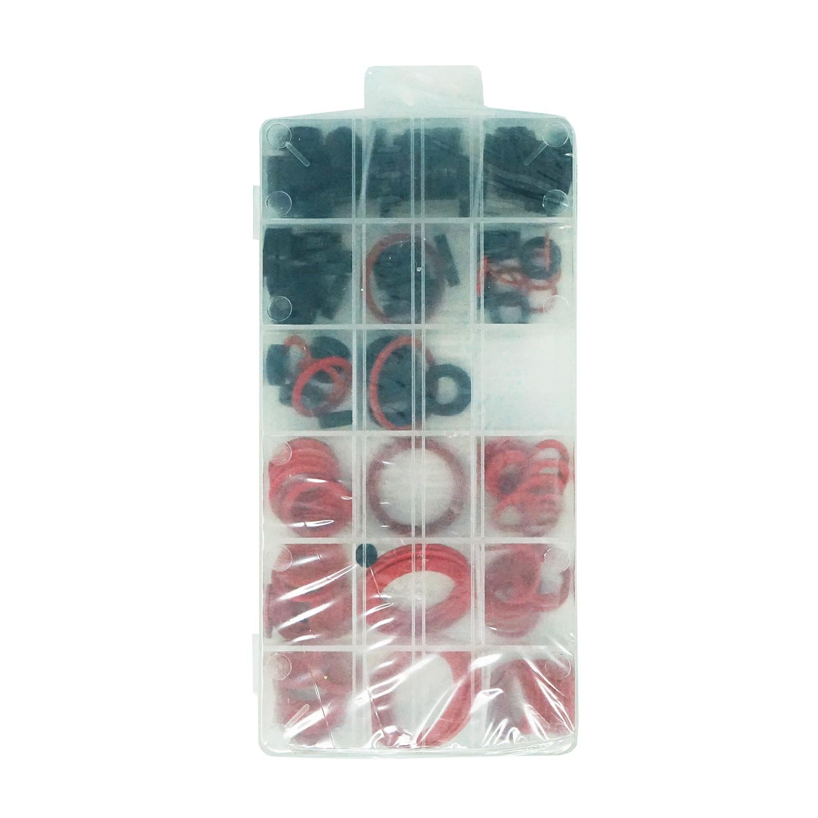 141Pc O-Rings & Washer Set 18 Sizes Rubber Fibre Seals for Plumbing Faucet Hose Tap Gaskets Case - Image 2