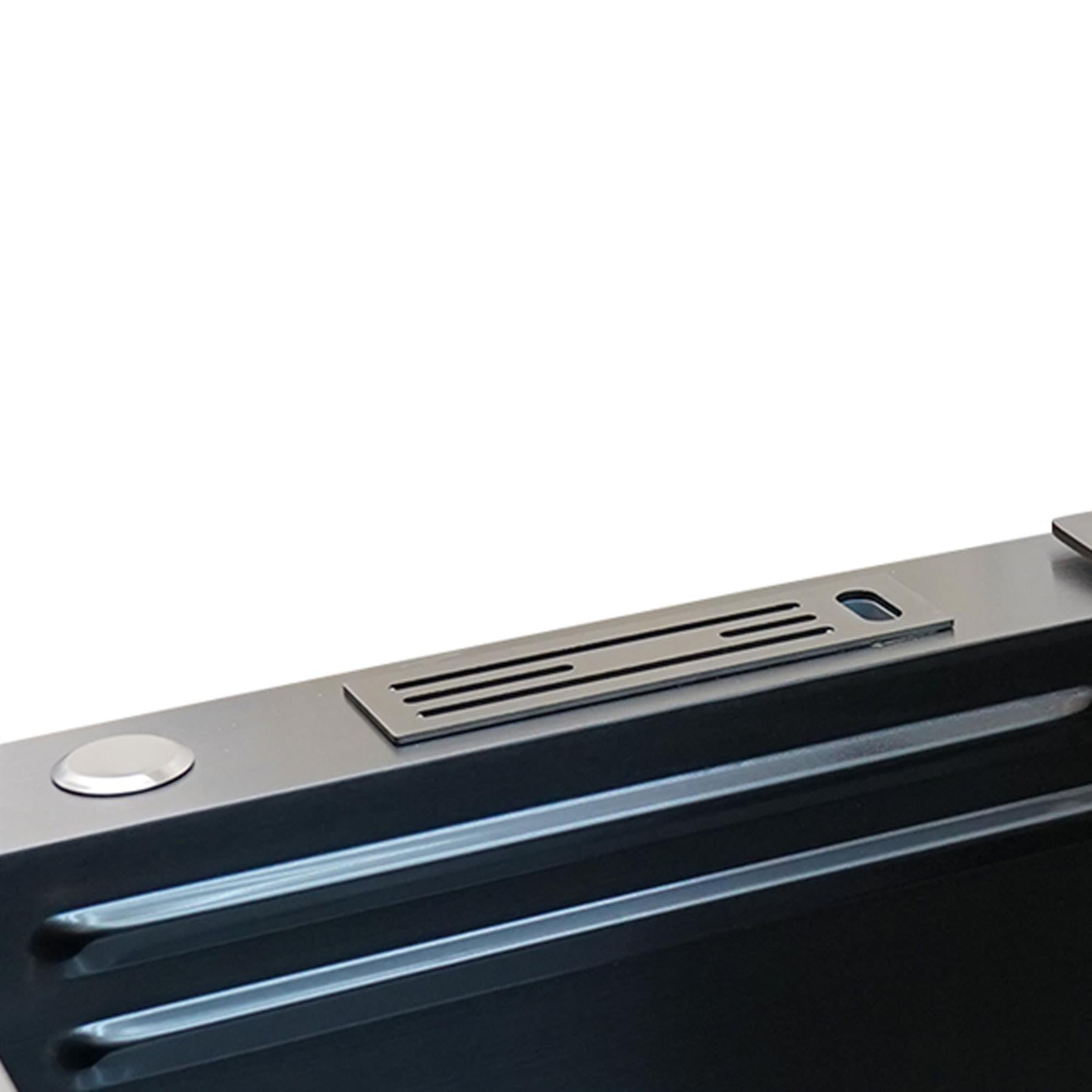 Kitchen Sink With Tap Multi-Purpose Nano Wash Basin Stylish Creative Sinks Black - Image 7