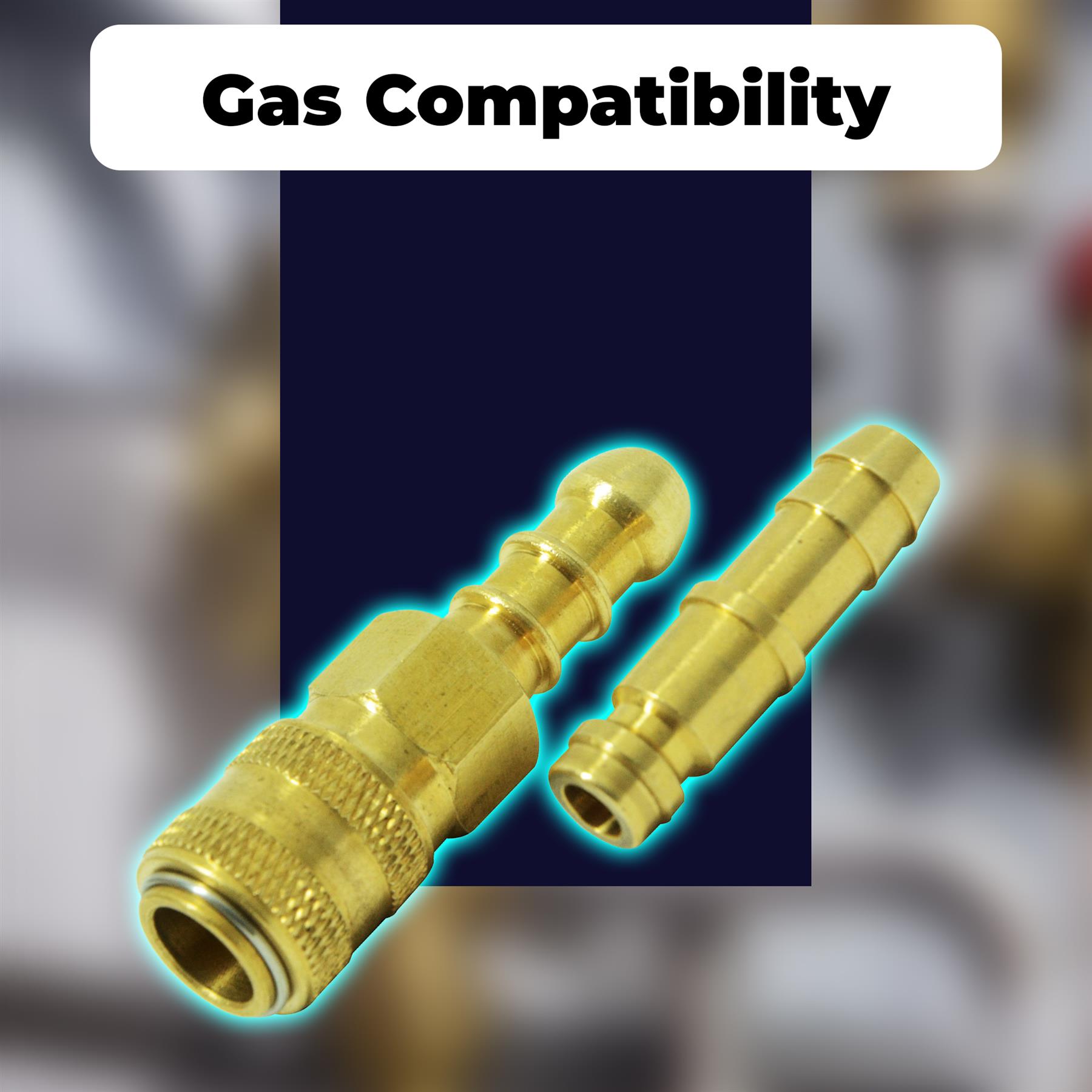 Female Inline Quick Release Gas Hose Coupling 8mm Bore for Butane Propane BBQ Caravan Cooker - Image 4