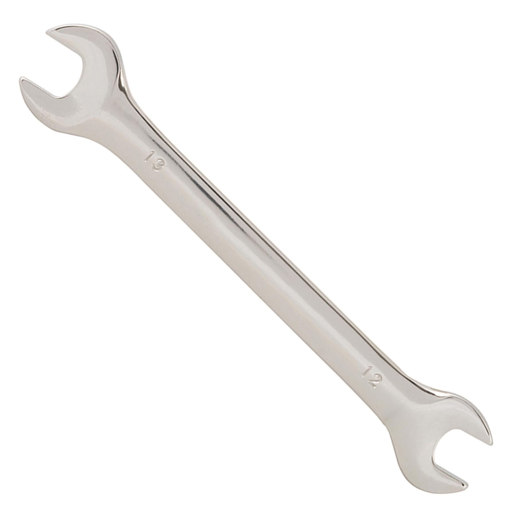 Fixed Head Combination Spanner Open Ended 12mm x 13mm Metric Polished CRV Garage - Image 9