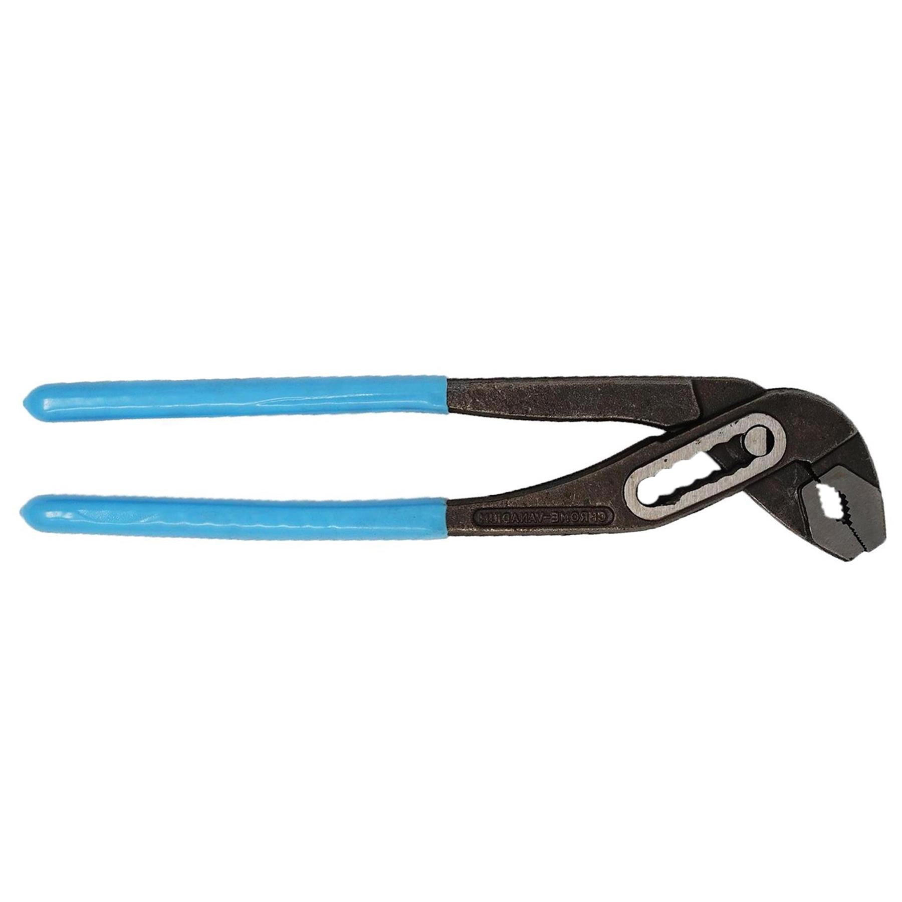 300mm 12" Plumbers Slim Jaw Waterpump Pipe Wrench Pliers Grips Pump Chrome New - Image 10