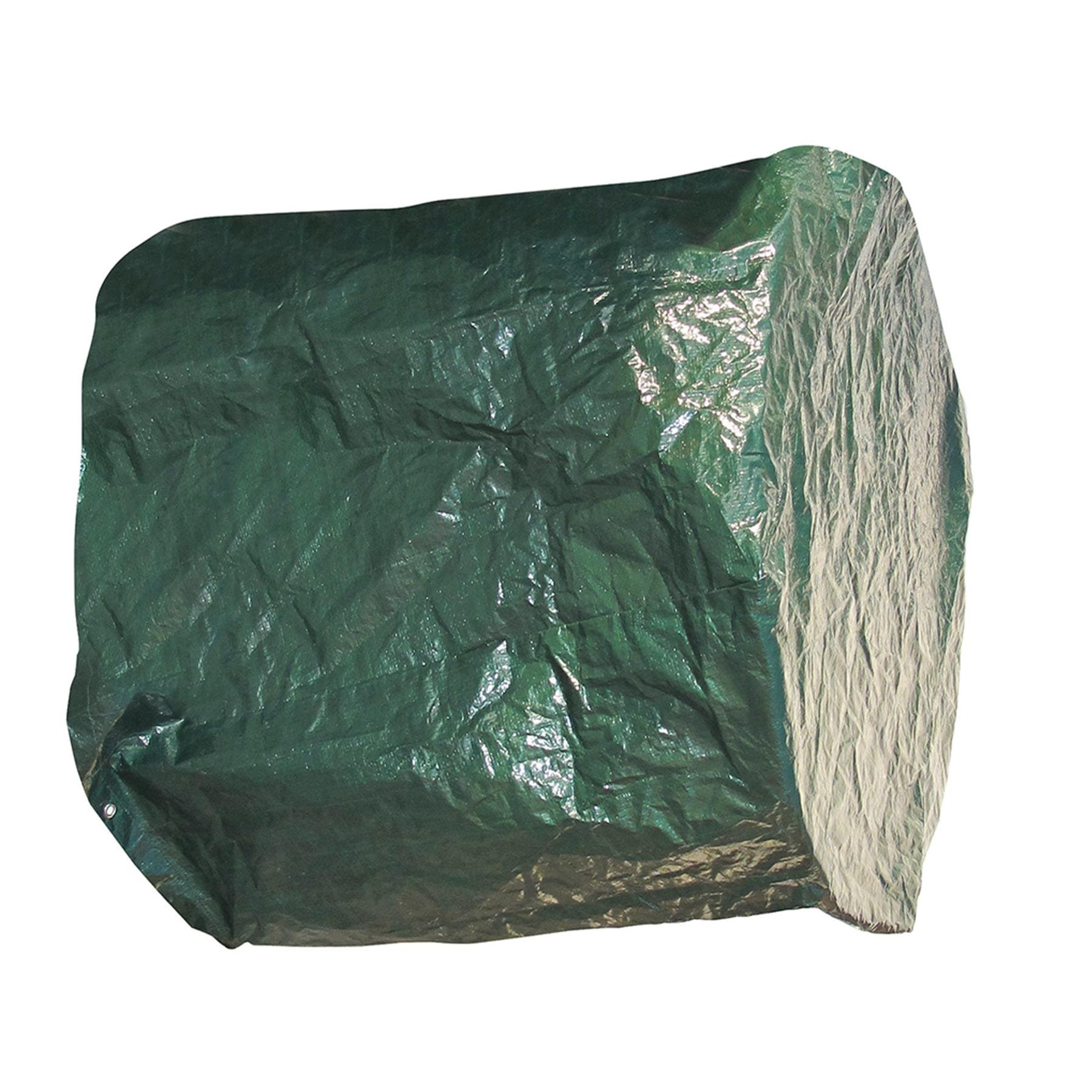 Round Table Cover 1250 X 810mm Waterproof 100G/M2 Durable Polyethylene Green - Image 6