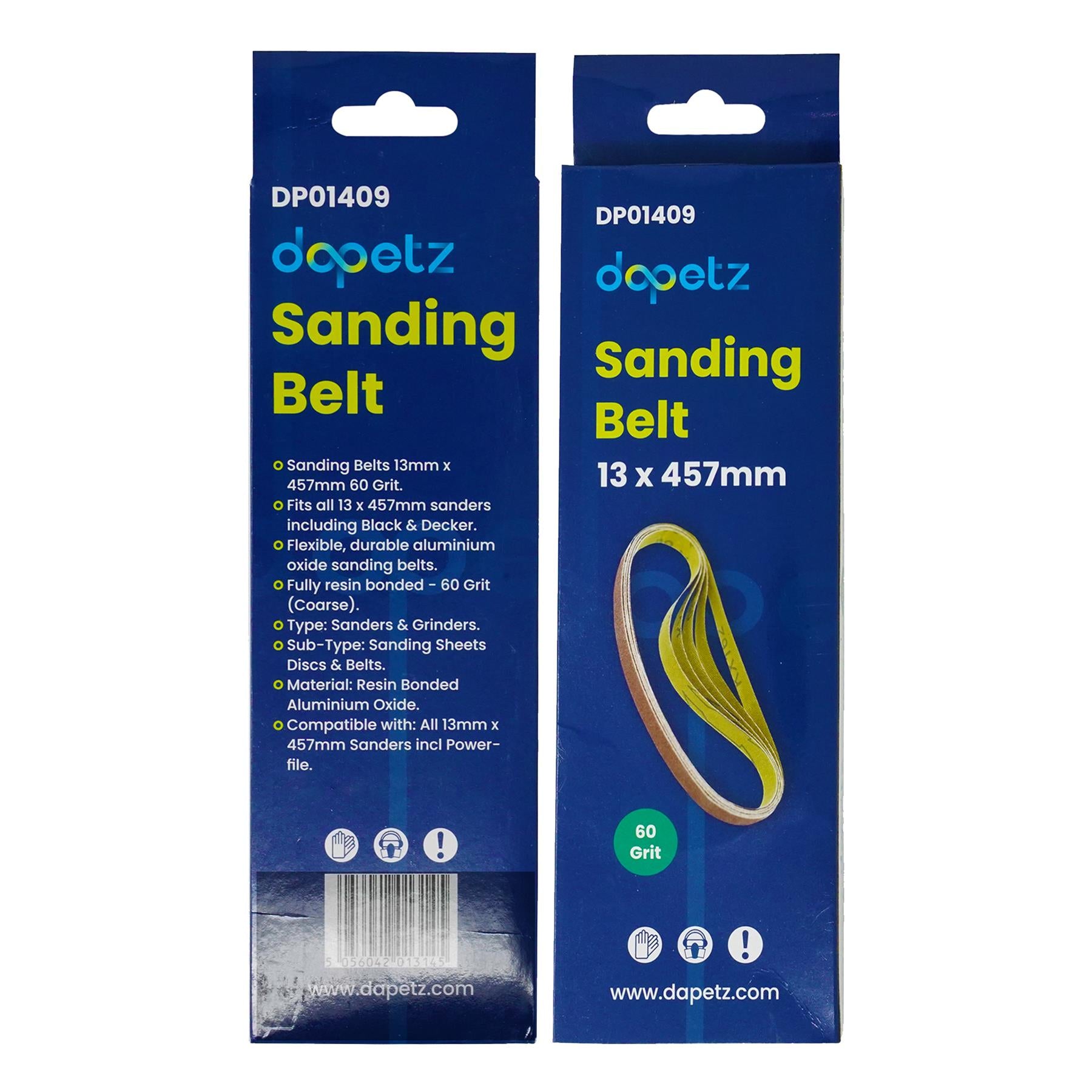 Sanding Belts 13 x 457mm 60 Grits for use with Power Files 5Pc - Image 16