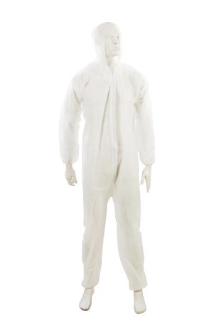 Disposable Paper Suit Protective Overall Coveralls XL 180cm 70"  Brand New