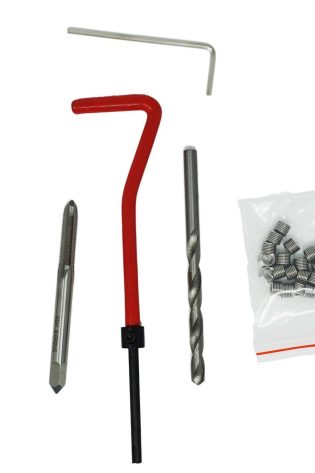 Helicoil Thread Repair Kit M5 X 0.8 X 6.7mm Spare Insert Taps & Drill 25 Pc