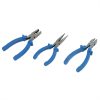 Professional Heavy Duty Pliers Set 3 Piece 160mm Includes Long Nose, Combination And Side-Cutting Pliers