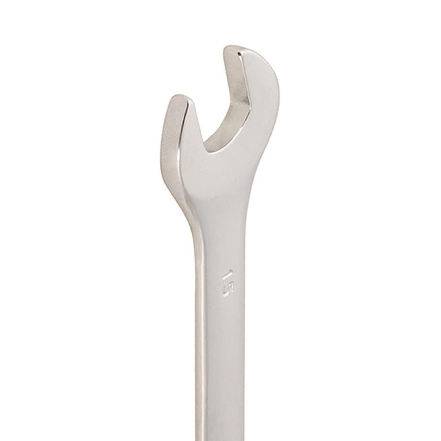 Fixed Head Combination Spanner Open Ended 14mm x 15mm Metric Polished CRV Garage - Image 7