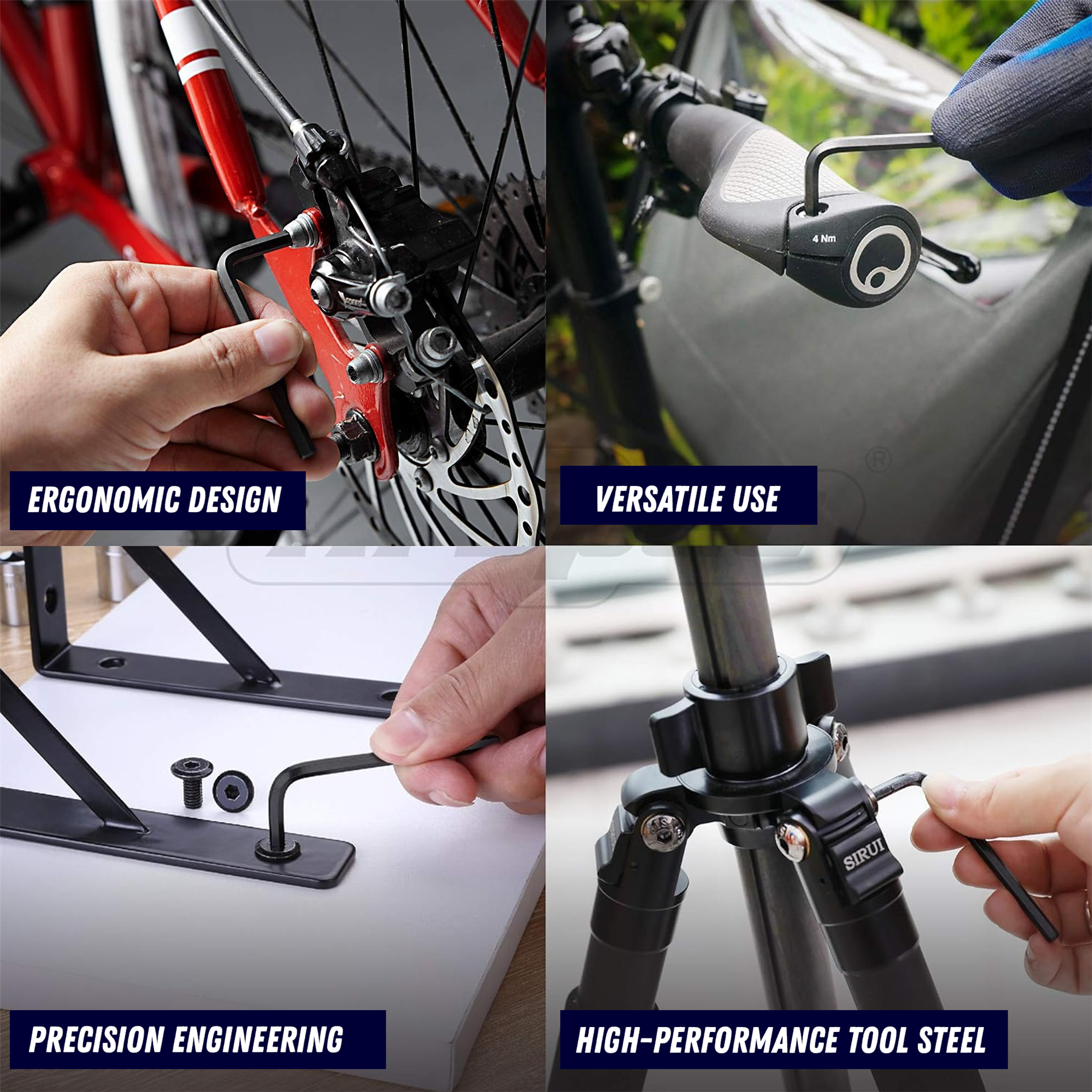 Metric Hex Allen Key Expert Set Allan Alan Alen 10 Piece 2mm - 10mm Hex Keys Set - Image 3