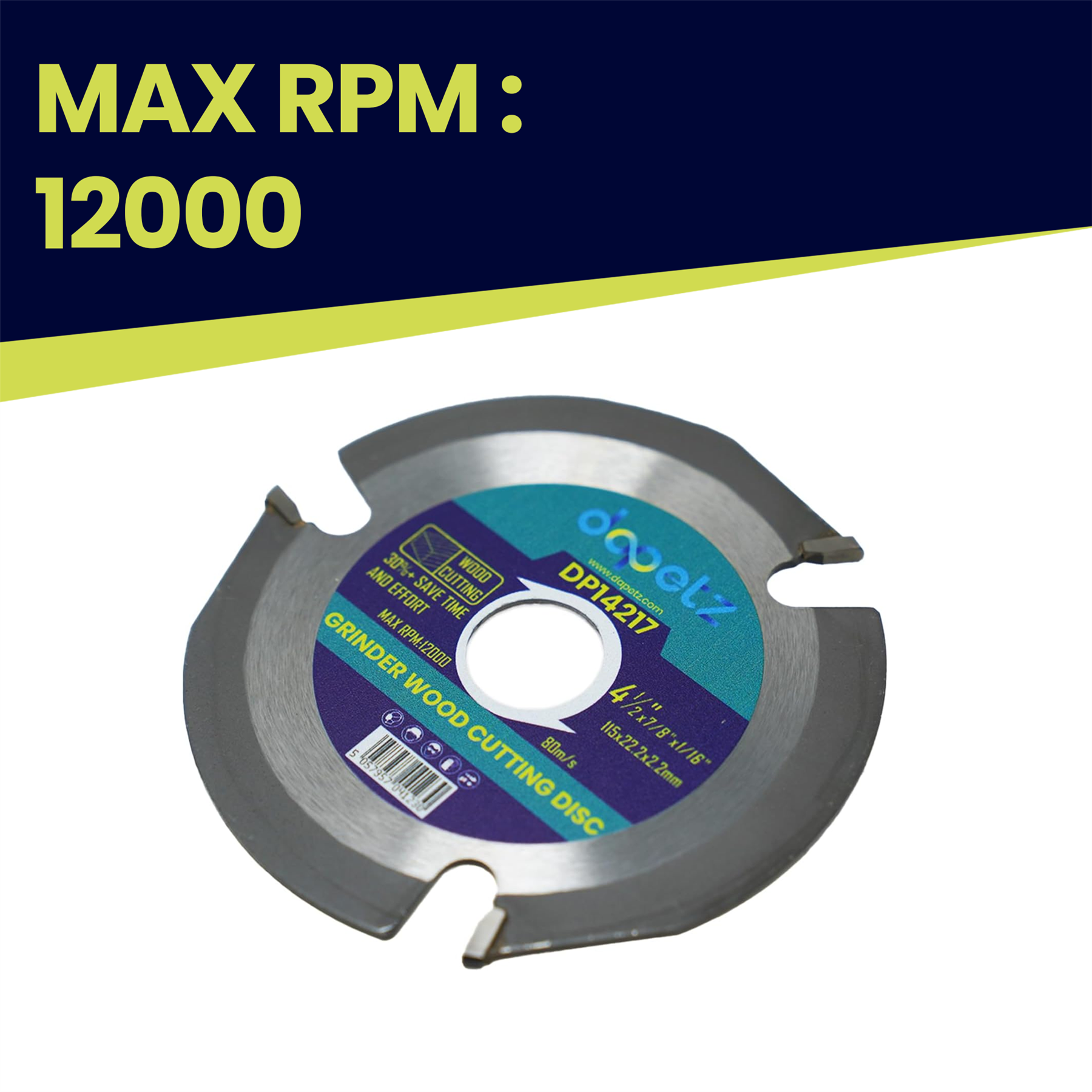 Grinder Wood cutting Disc Multi-Purpose Blade Saw Disc Blade 115mm - Image 6