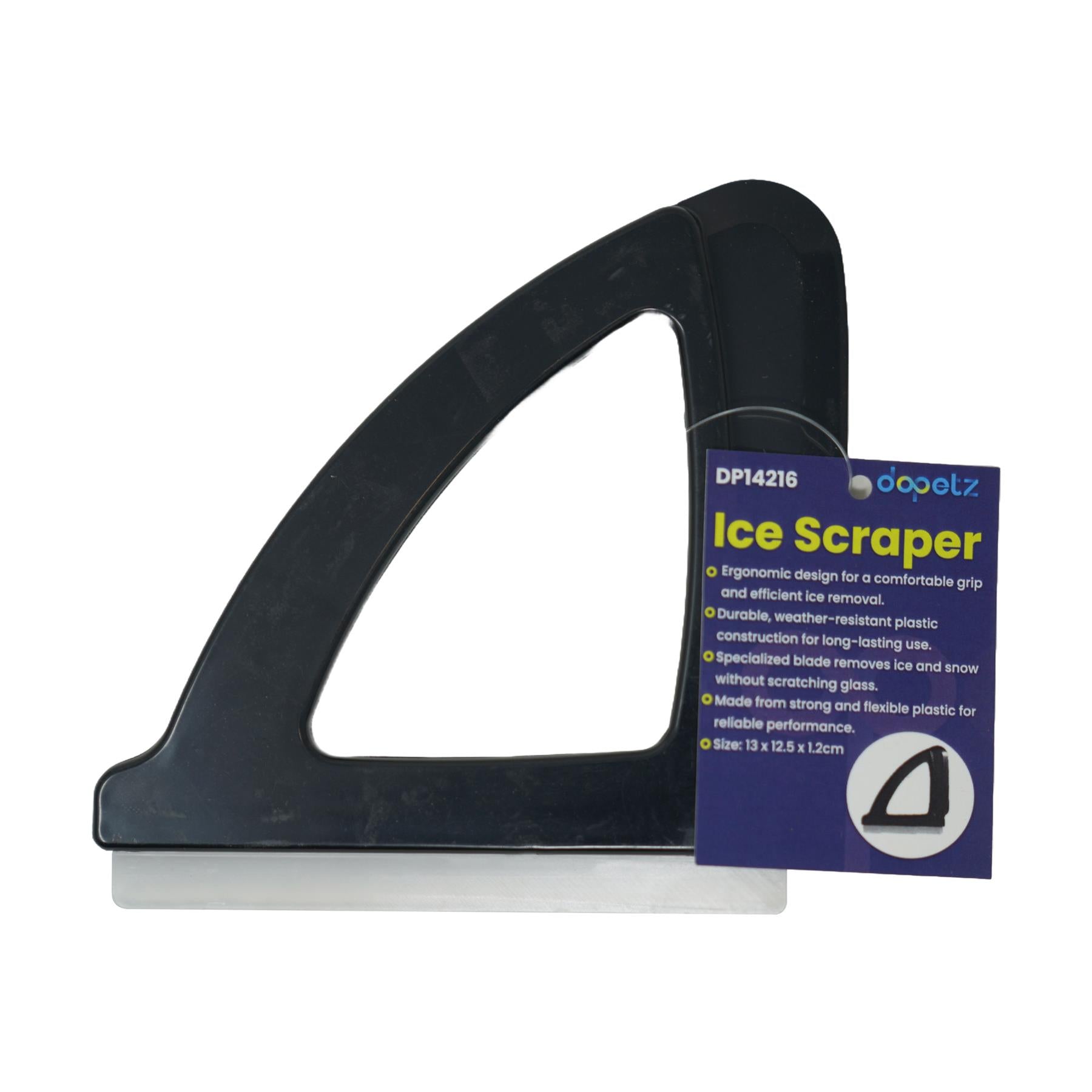Ice Scraper 13cm Wide TPU Blade Ice & Frost Removal for Car, SUV, Truck Windscreen & Windows - Image 4