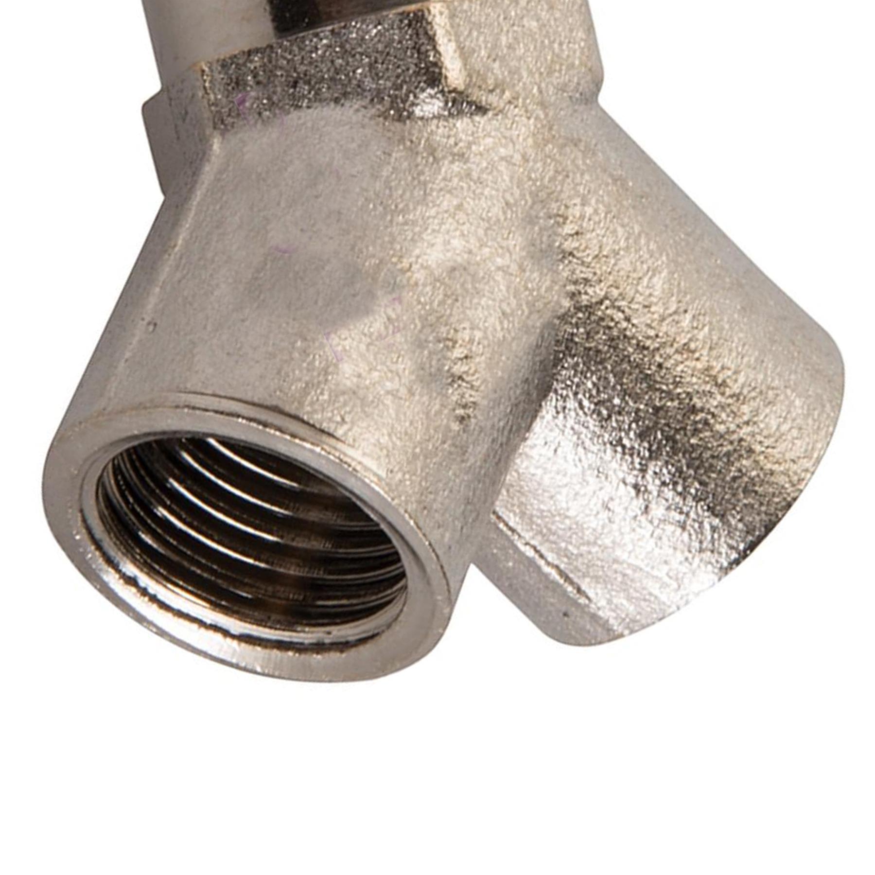Air Line 3 Way Y Connector Splitter 1/4" BSP Hose Airline Joint Fitting - Image 6