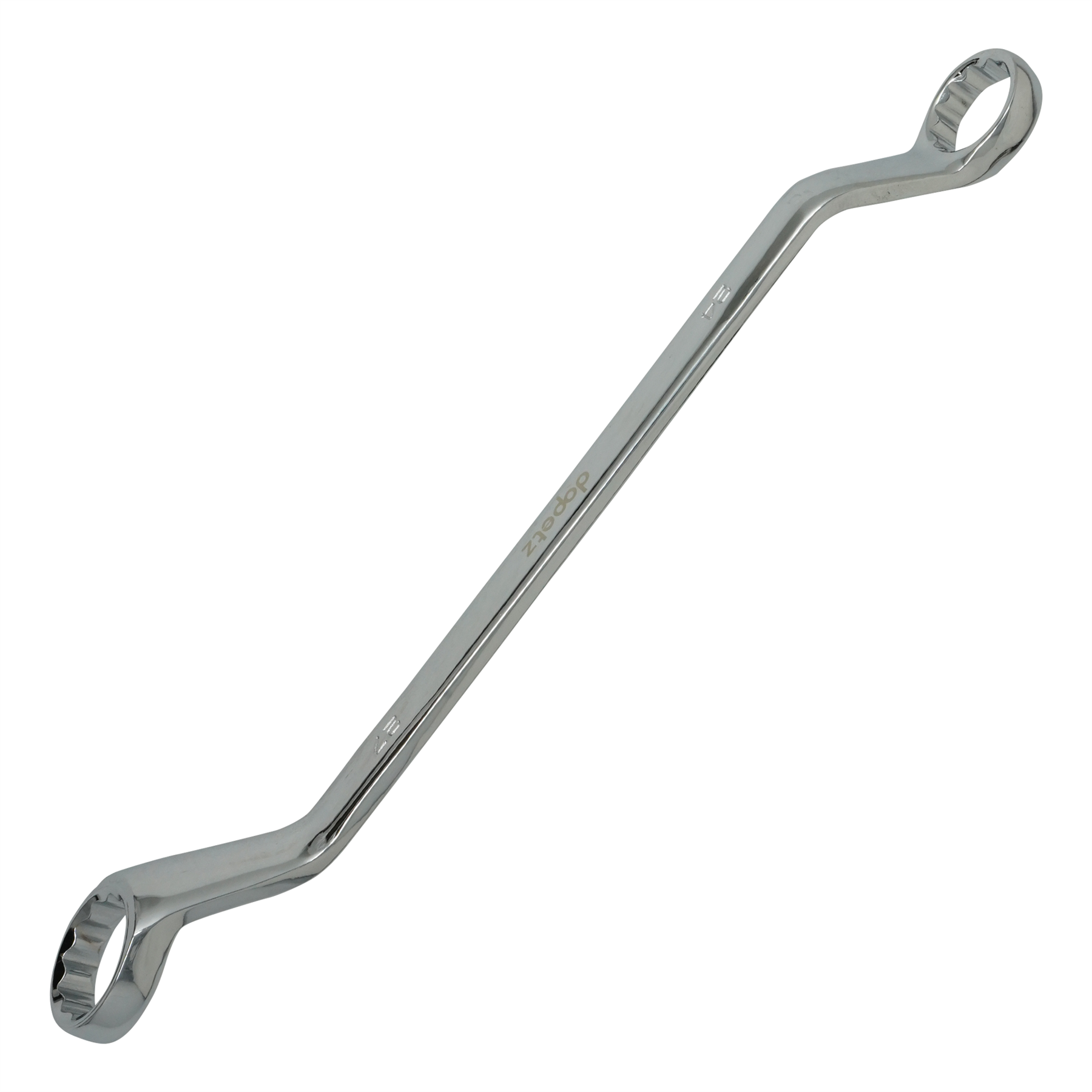 Offset Double Ring Spanner Wrench 24mm x 27mm Metric Hex Swan Neck Deep Spanner - Image 7